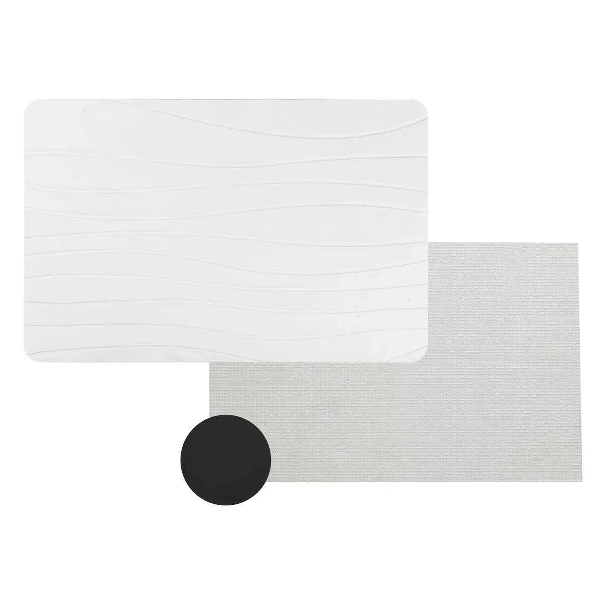 Off White Wave Stone Bath Mat - 24"x15" - Image 8