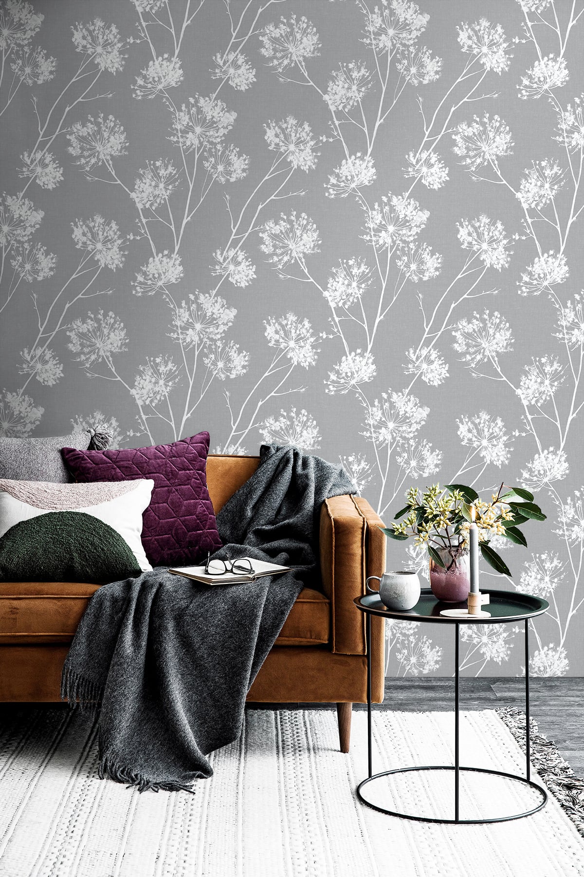 One O'Clocks Botanical Peel and Stick Removable Wallpaper - Image 20