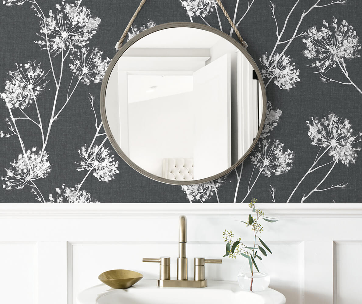 One O'Clocks Botanical Peel and Stick Removable Wallpaper - Image 4