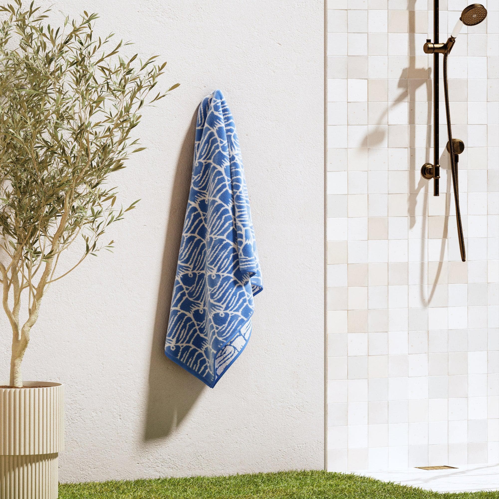 Oversized Retro Printed Beach Towel - St. Barts Collection - Image 27
