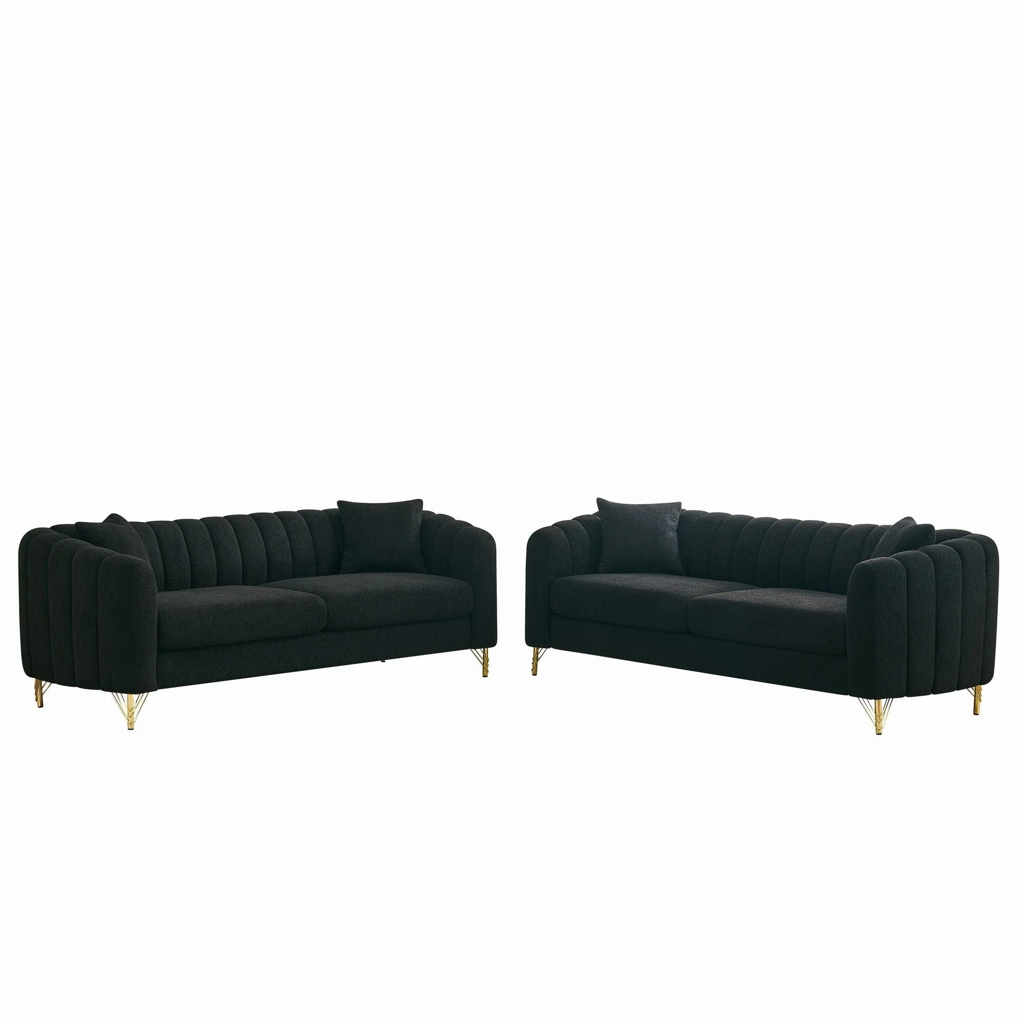 Oversized Sofa, Deep Tufted Couch - Image 4