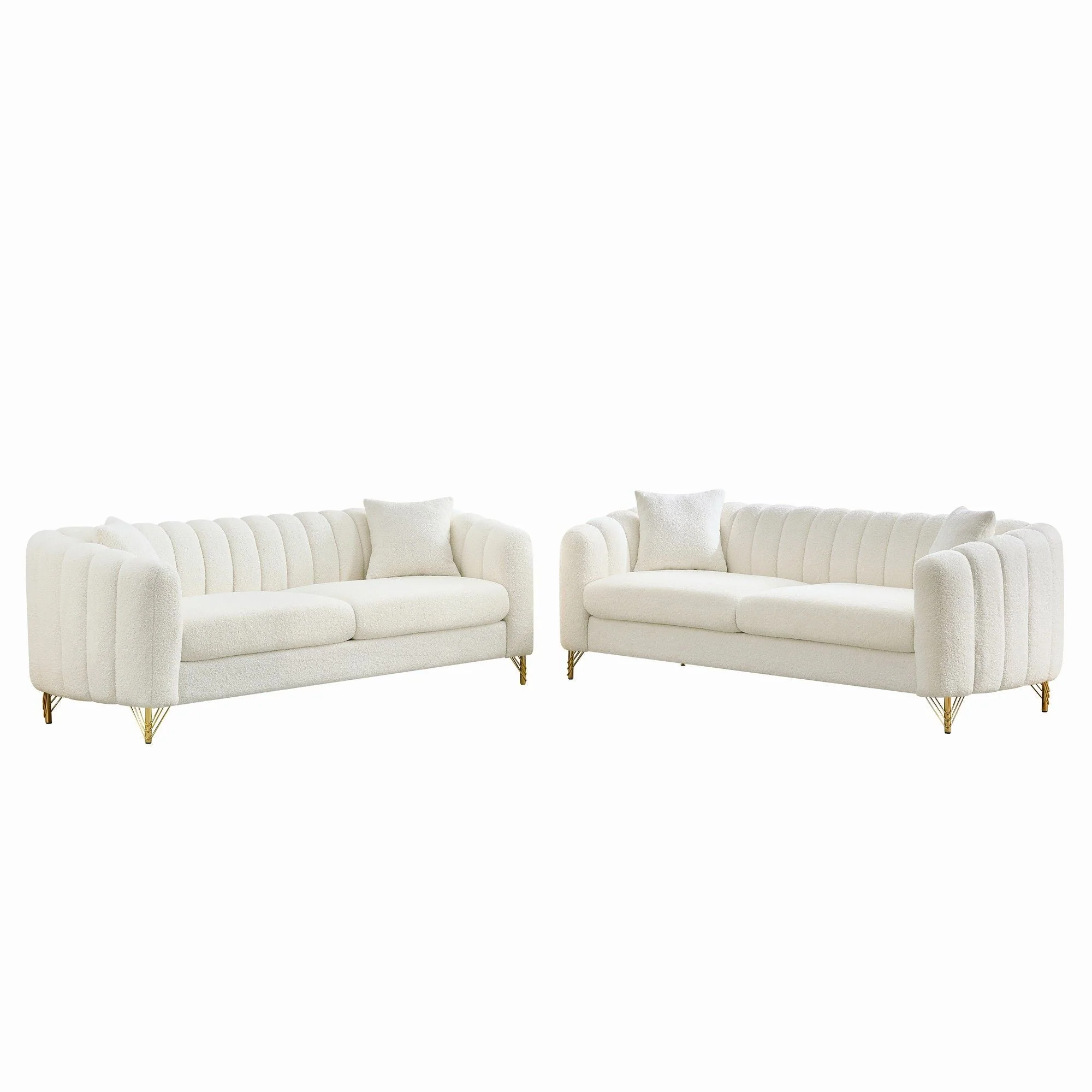 Oversized Sofa, Deep Tufted Couch - Image 7