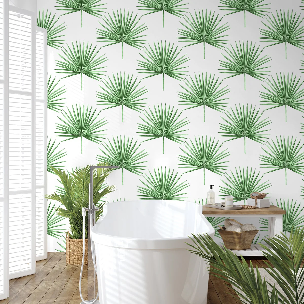 Pacific Palm Peel and Stick Removable Wallpaper - Image 16