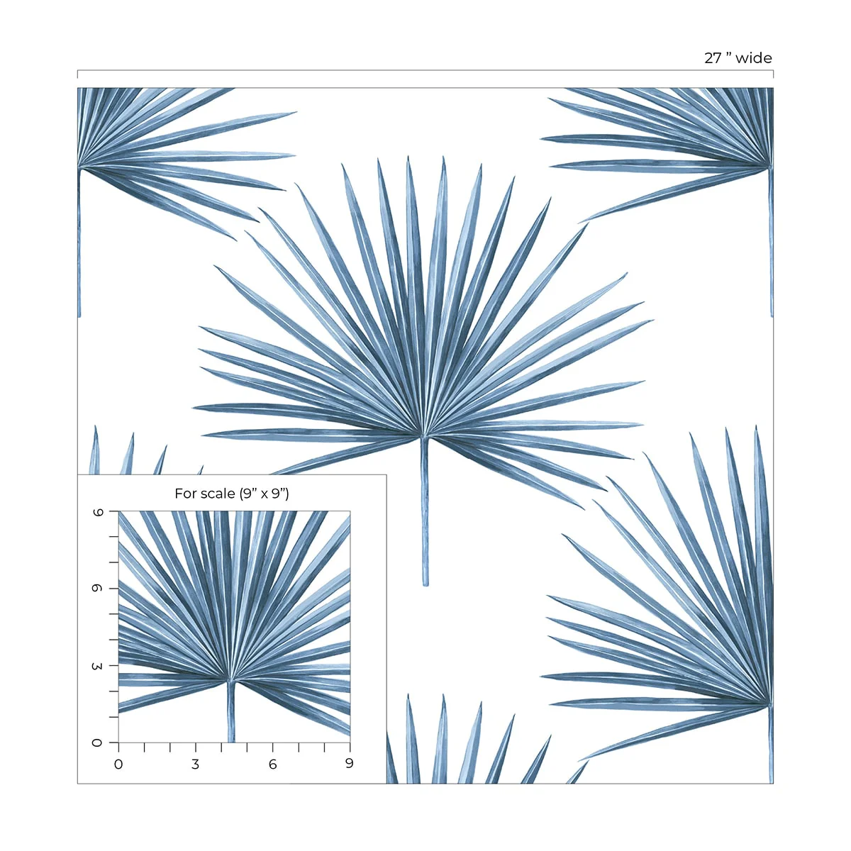 Pacific Palm Peel and Stick Removable Wallpaper - Image 8