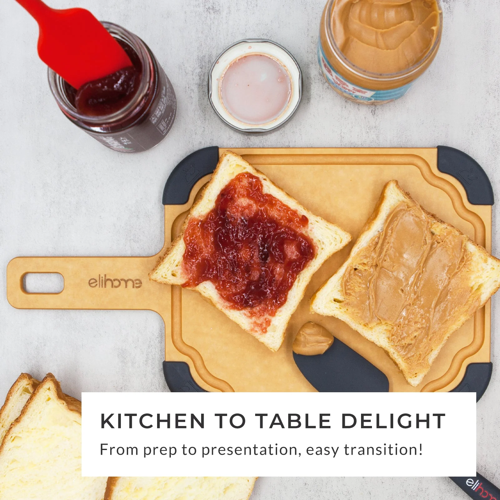 Paddle Series Cutting & Serving Board 2-in-1 Set - Image 10