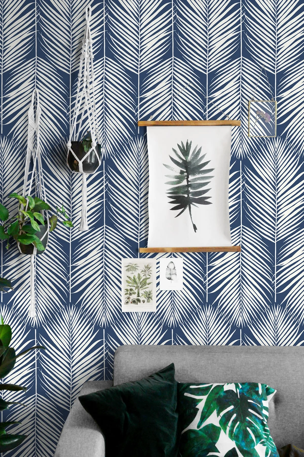 Palm Silhouette Peel and Stick Removable Wallpaper - Image 10