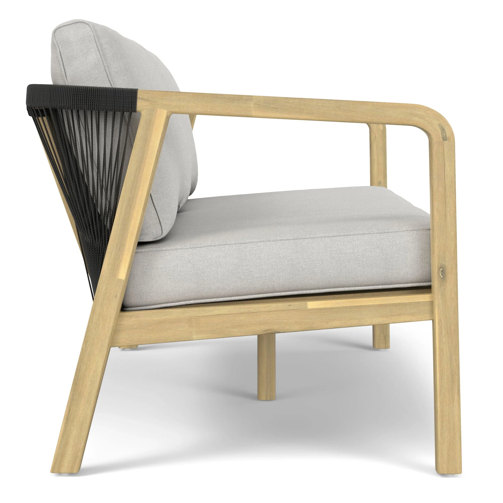 Palmetto - Outdoor Sofa - Stone Gray - Image 4