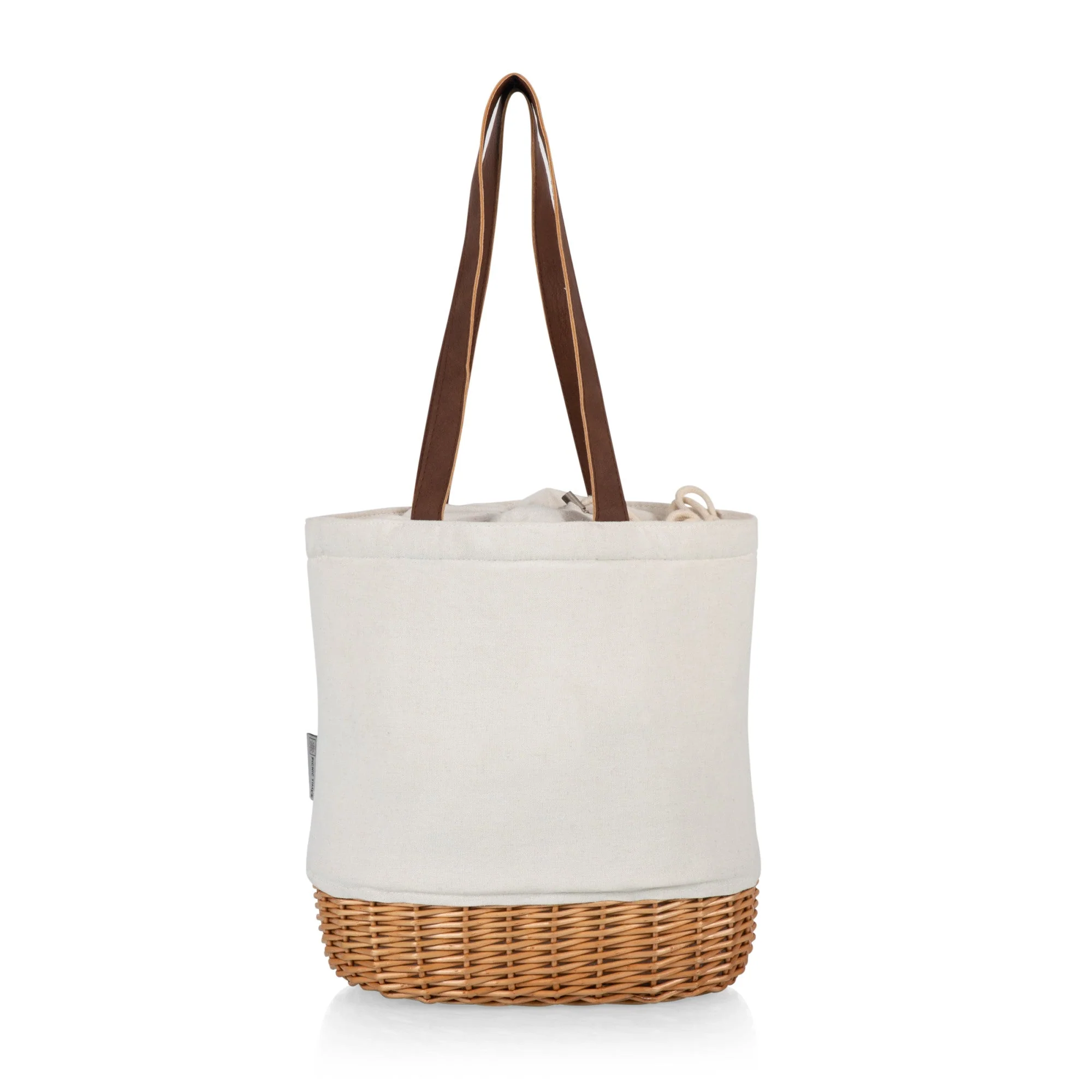 Pico Willow and Canvas Lunch Basket - Image 2