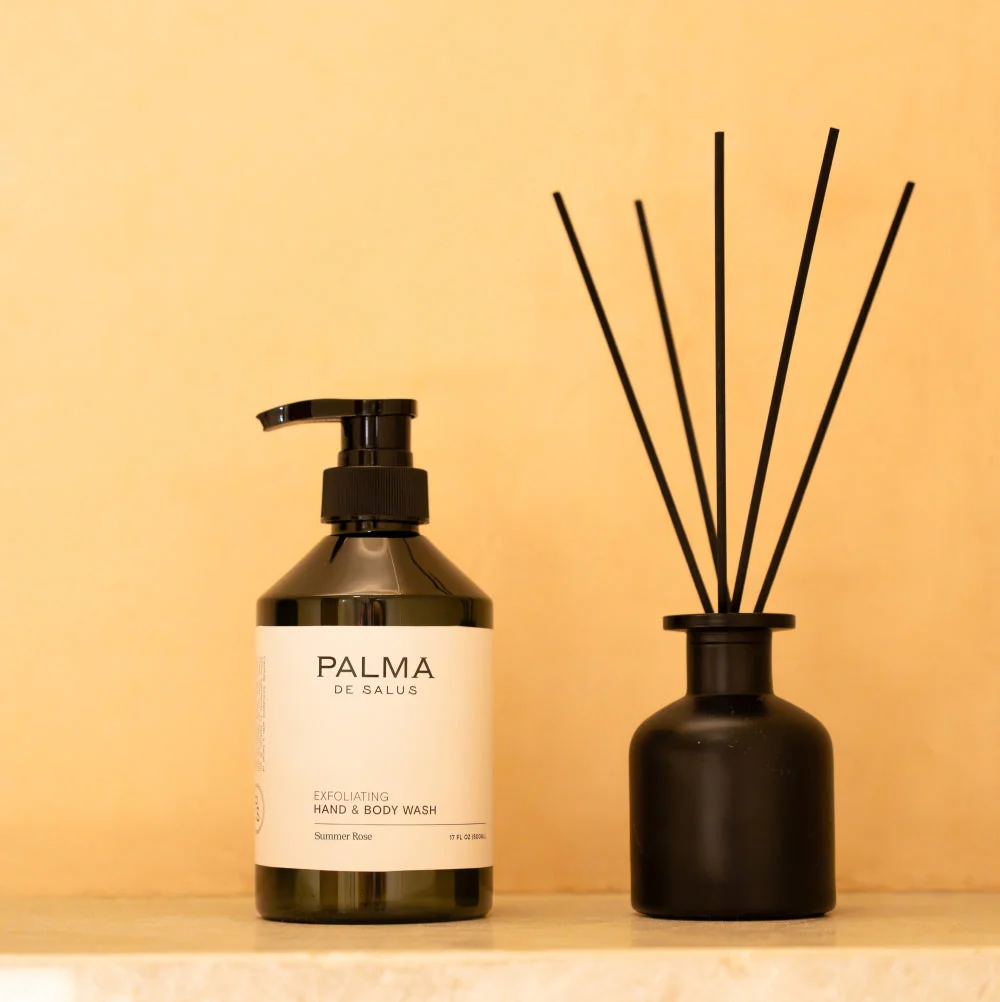 Plant-Based Summer Rose Exfoliating Hand & Body Wash - Image 5