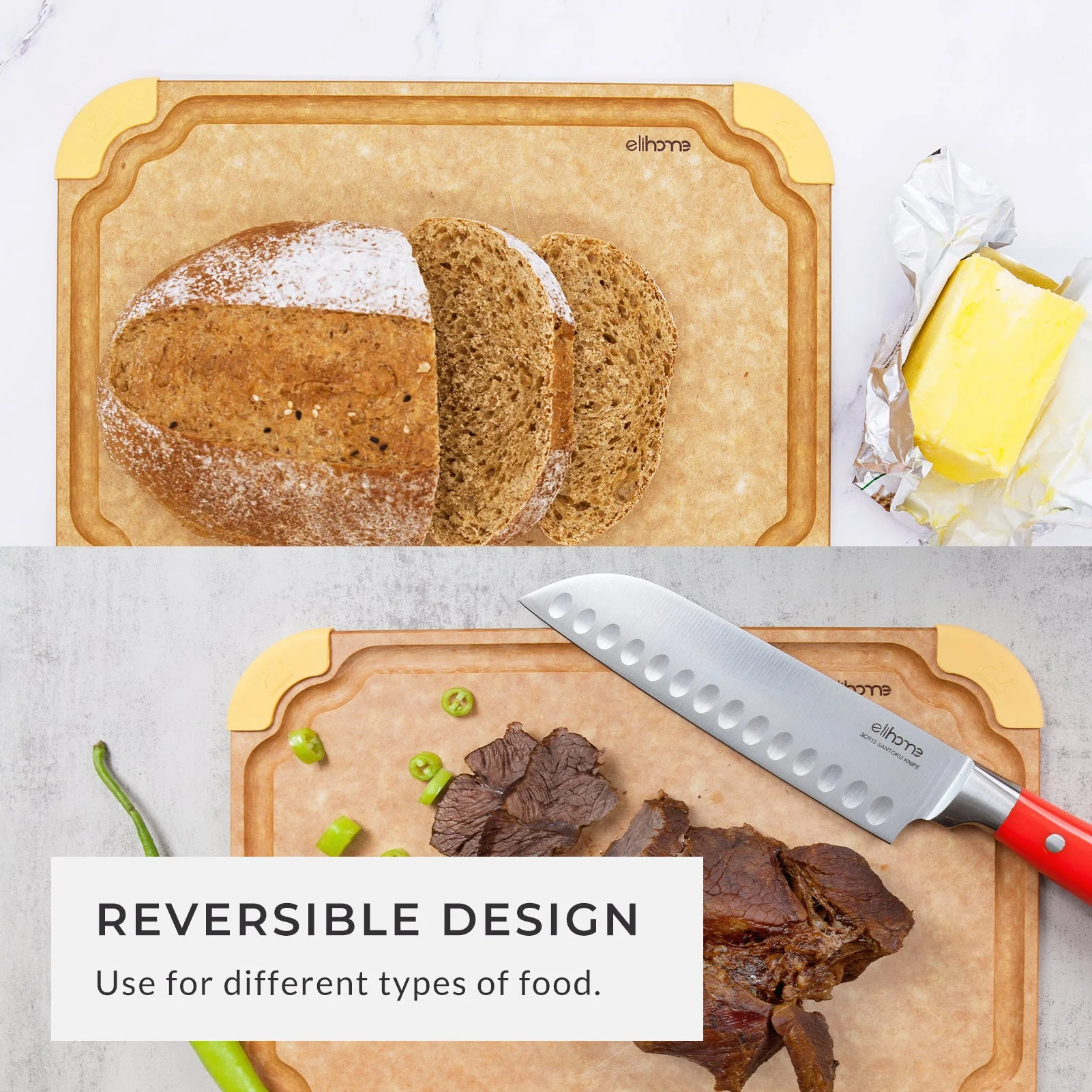 Premium Series 10 x 13 x 1/4 Cutting Board - Medium - Image 6