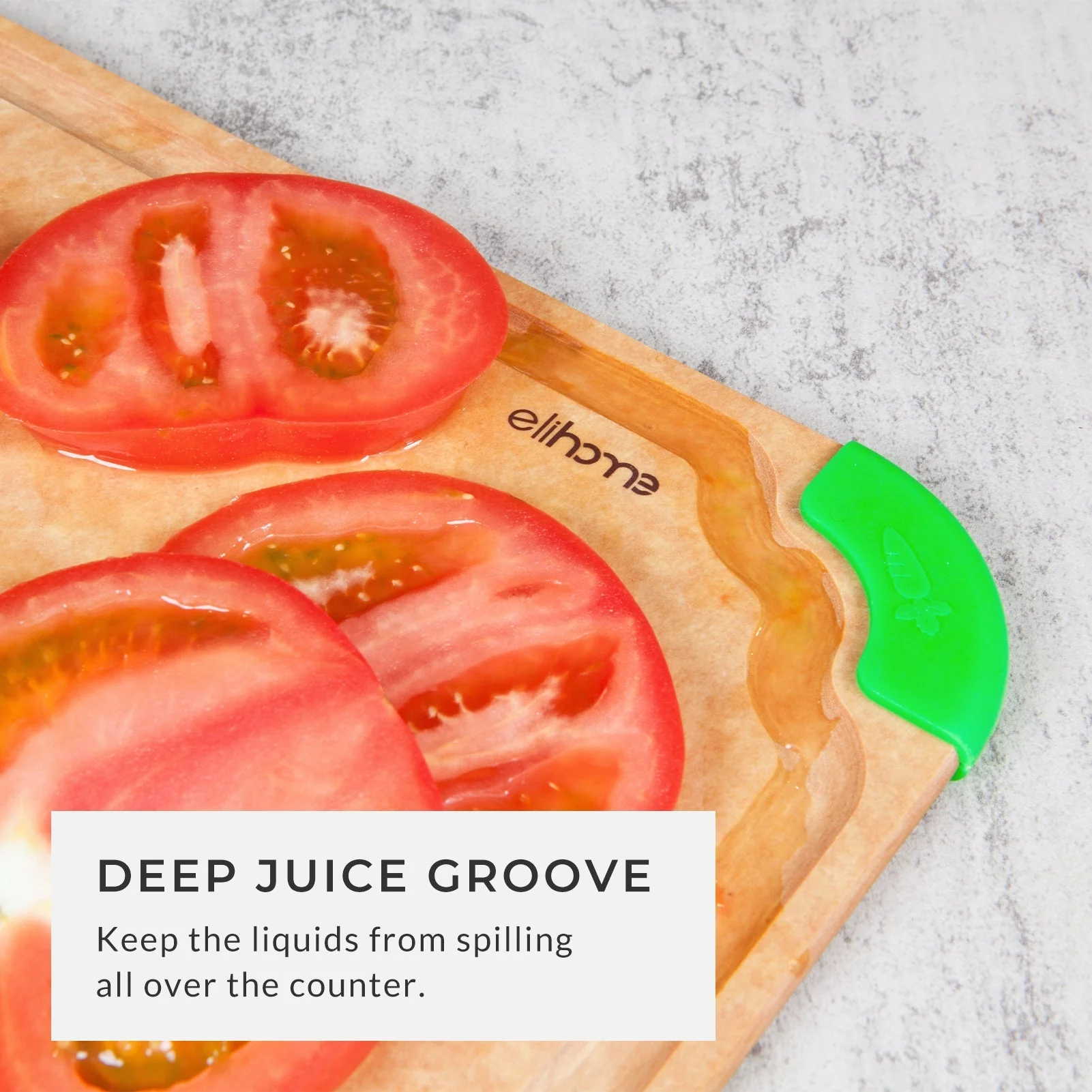 Premium Series 14 x 19 x 1/4 Cutting Board - X Large - Green - Image 3