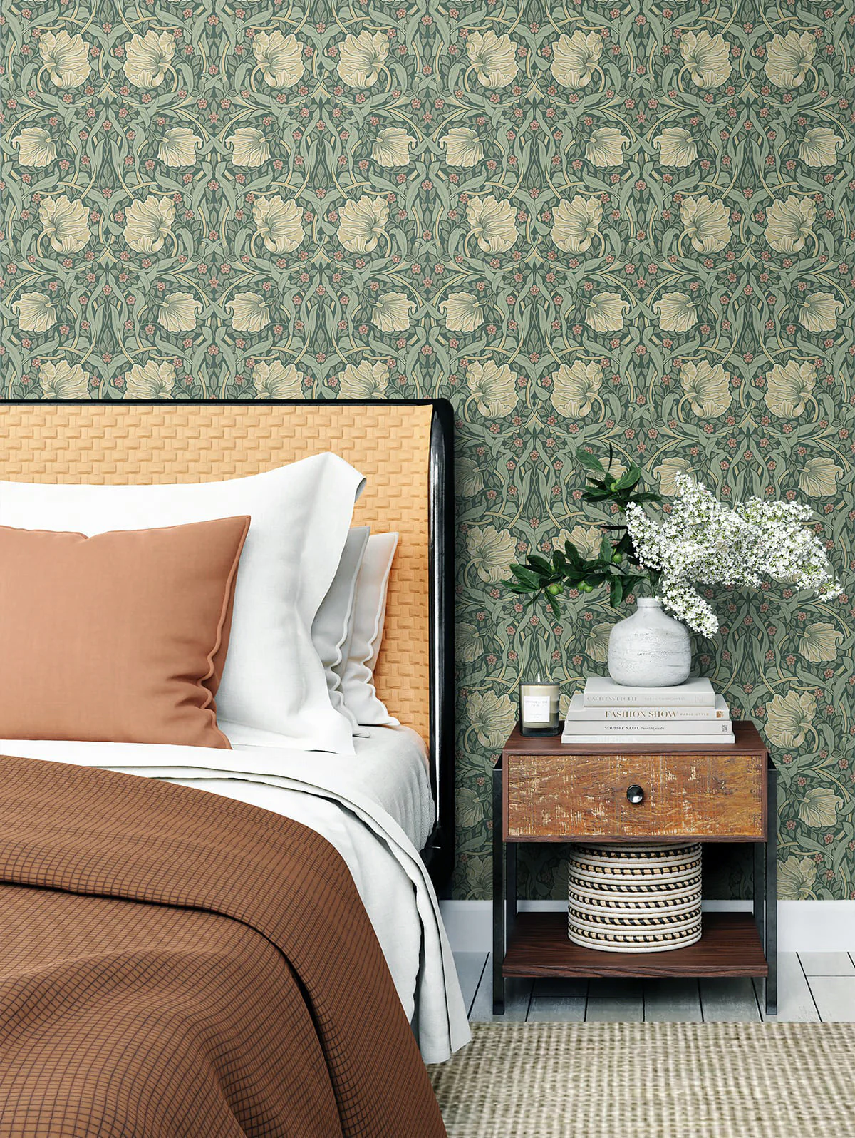 Primrose Floral Peel and Stick Removable Wallpaper - Image 4