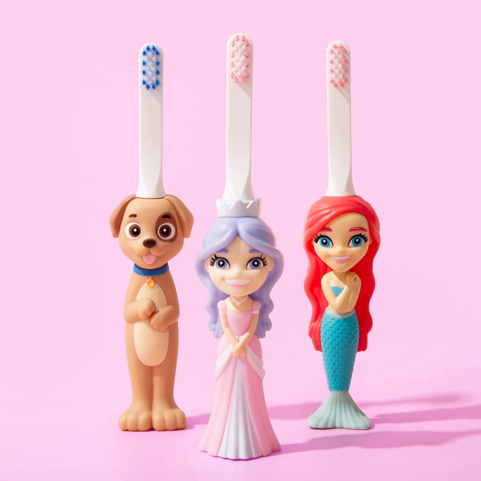 Princess Pearly Whites Toothbrush for Kids With Bonus Brush - Image 7