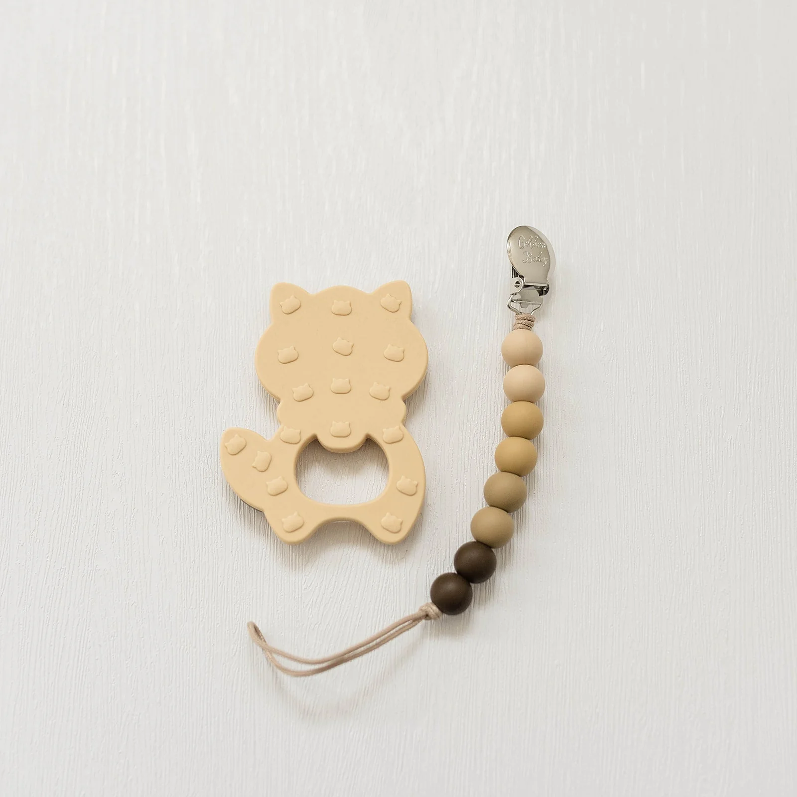 Raccoon Teether Set - Brown - Image 3