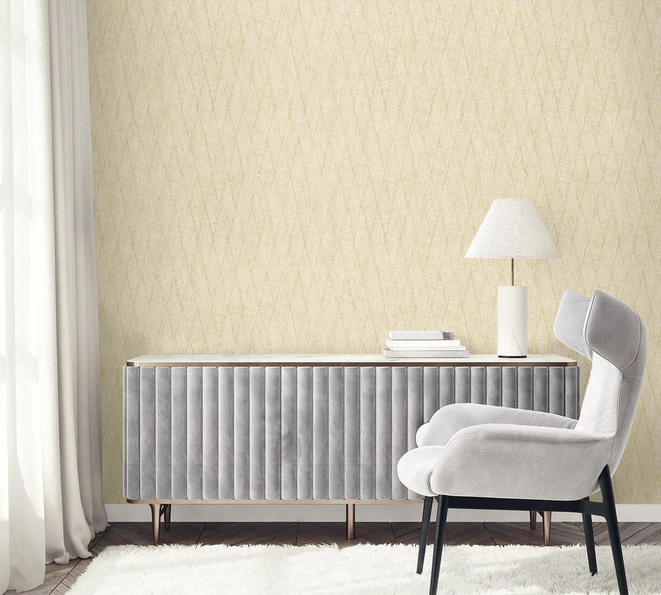 Raffia Sun Woven Embossed Vinyl Unpasted Wallpaper - Image 19