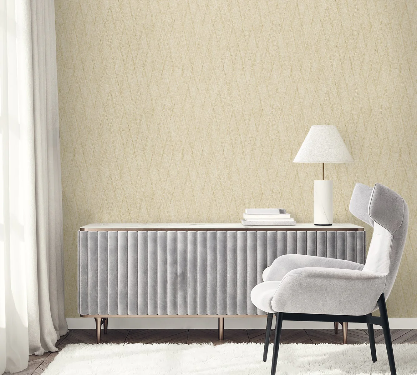 Raffia Sun Woven Embossed Vinyl Unpasted Wallpaper - Image 22