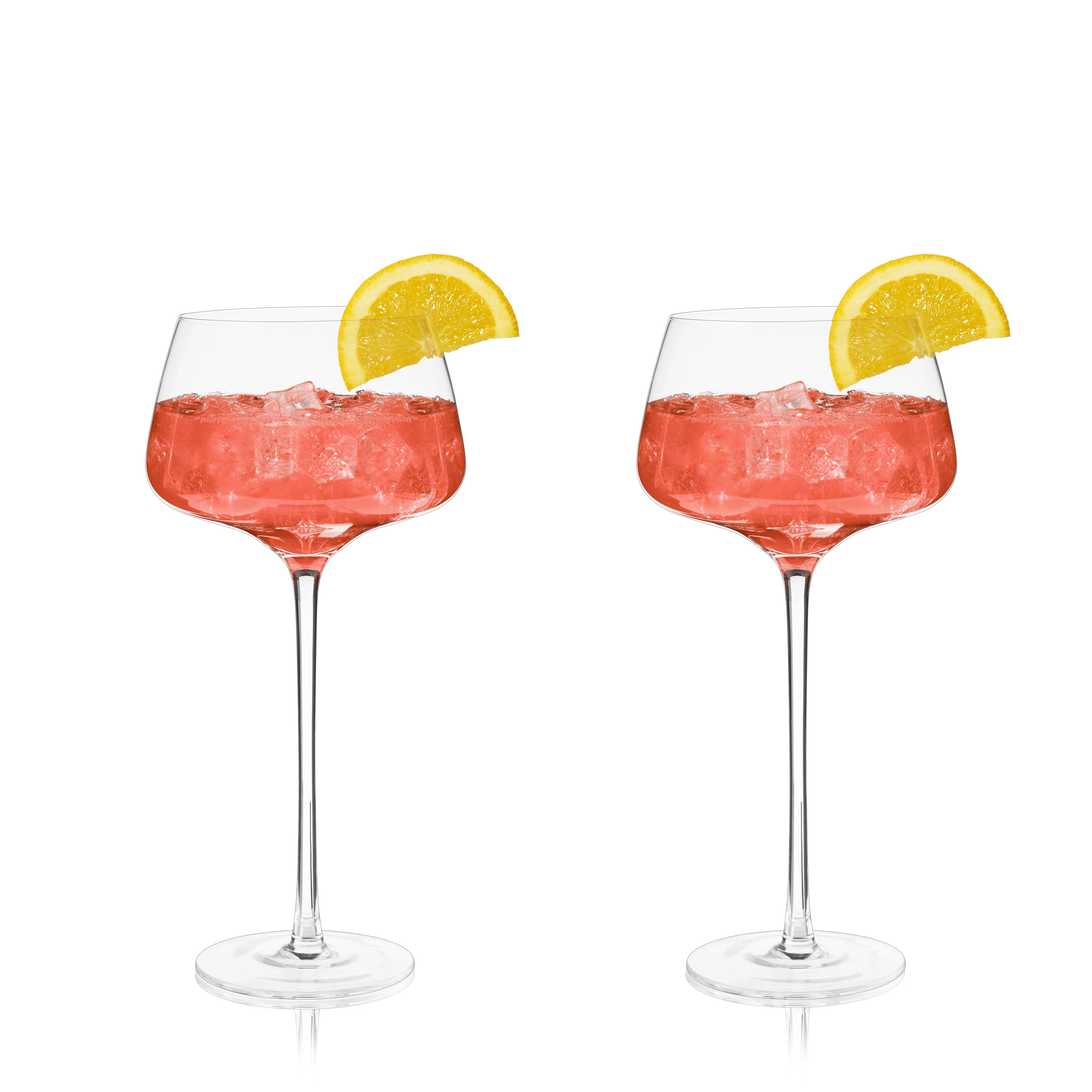Raye Angled Crystal Amaro Spritz Glasses Set of 2 - Image 2