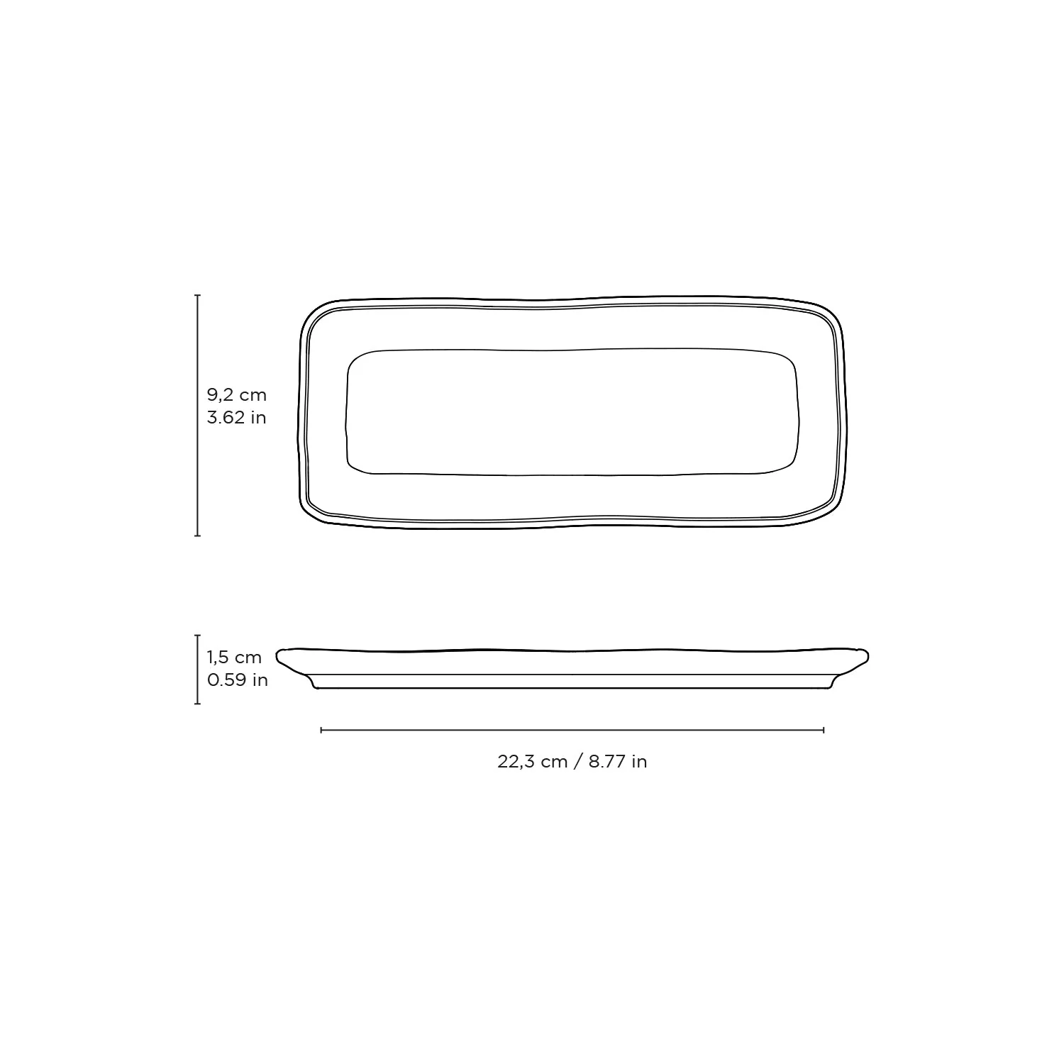 Rectangular Platter Small Set of 4 - Image 7