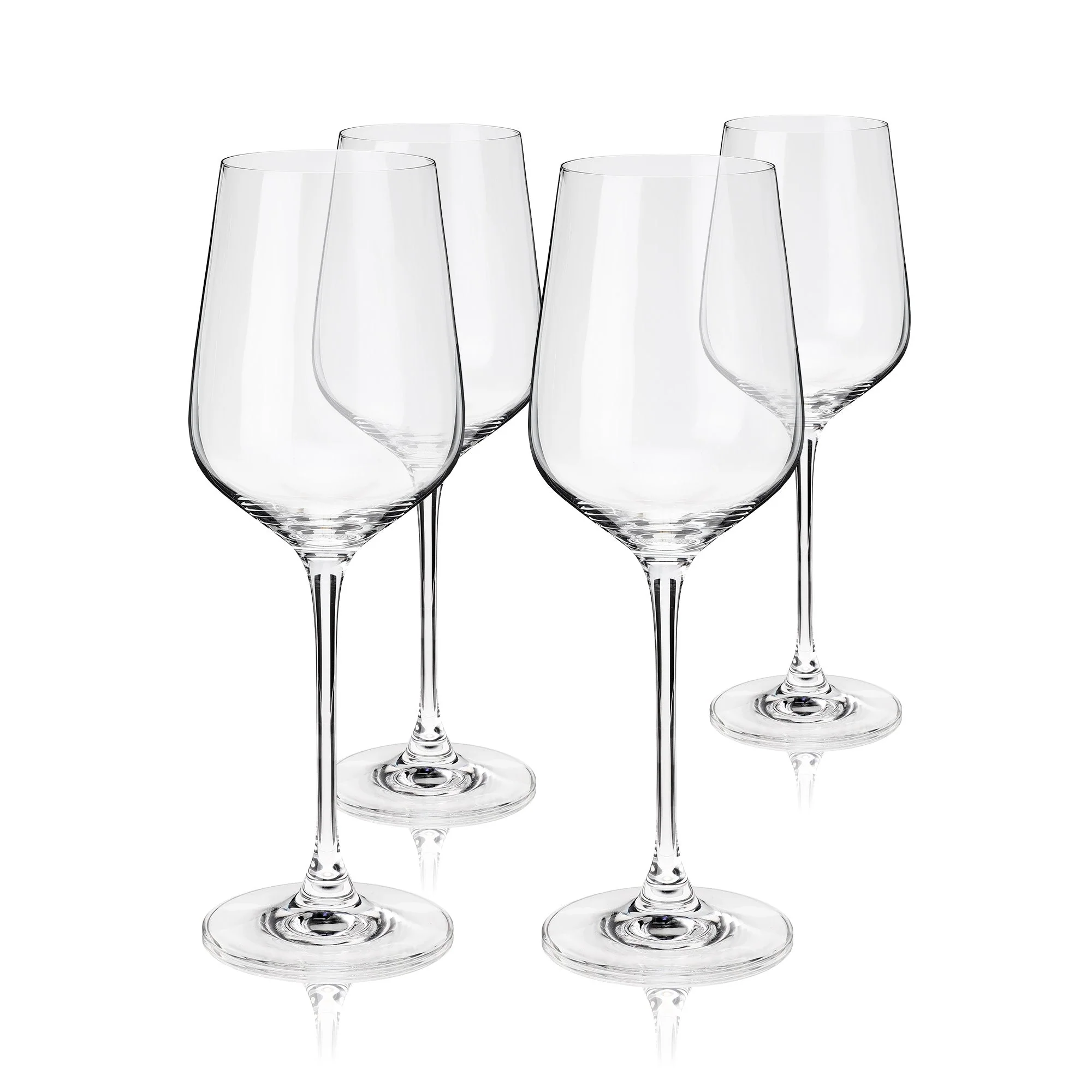 Reserve Inez Crystal Bordeaux Glasses Set of 4 - Image 4