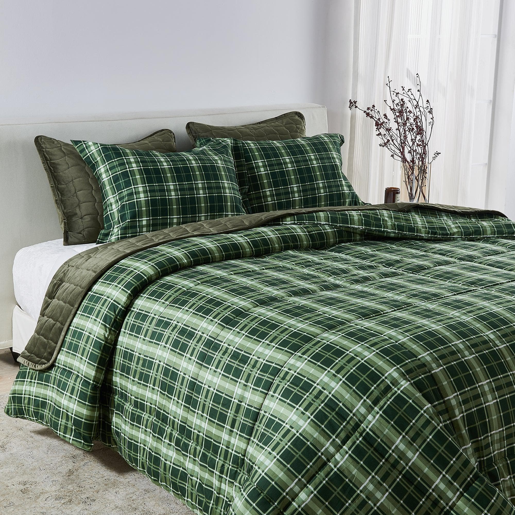 Reversible Christmas Comforter and Sham Set - Holiday / Lodge Odette Collection - Image 20
