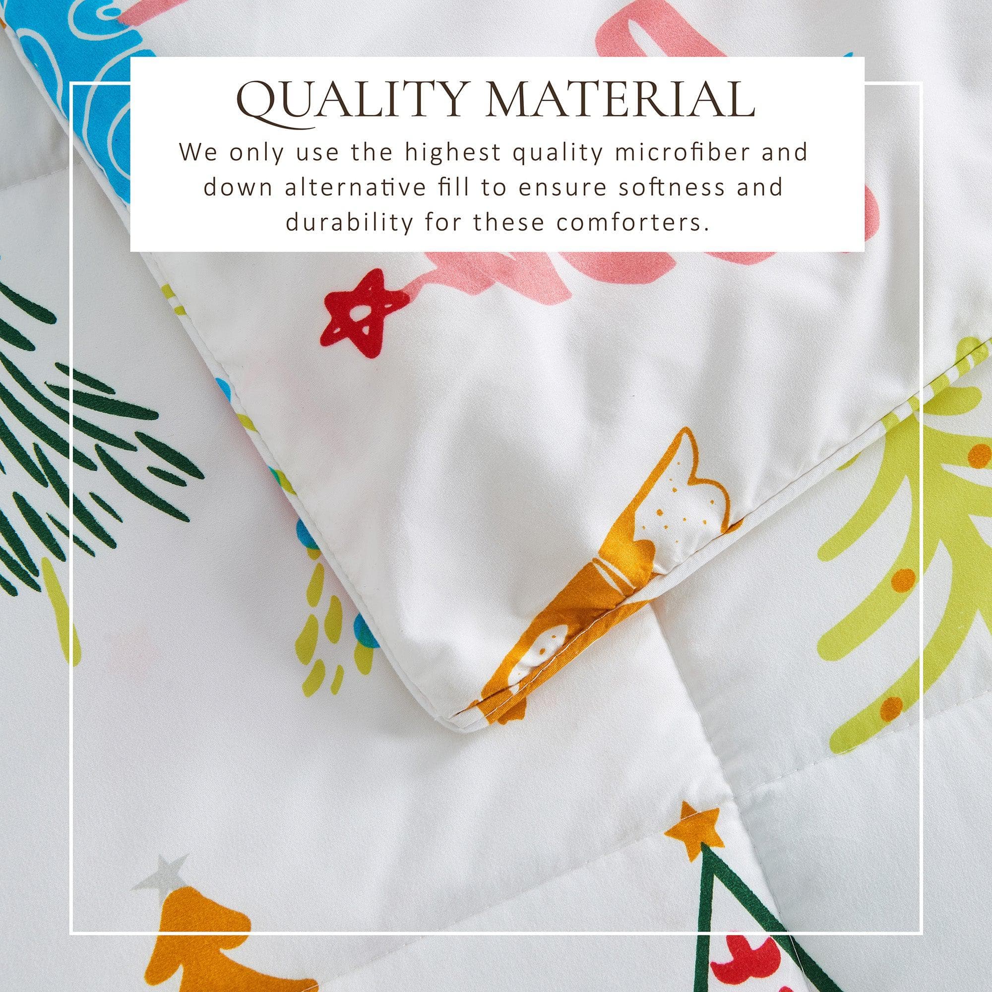 Reversible Christmas Comforter and Sham Set - Holiday / Lodge Odette Collection - Image 26