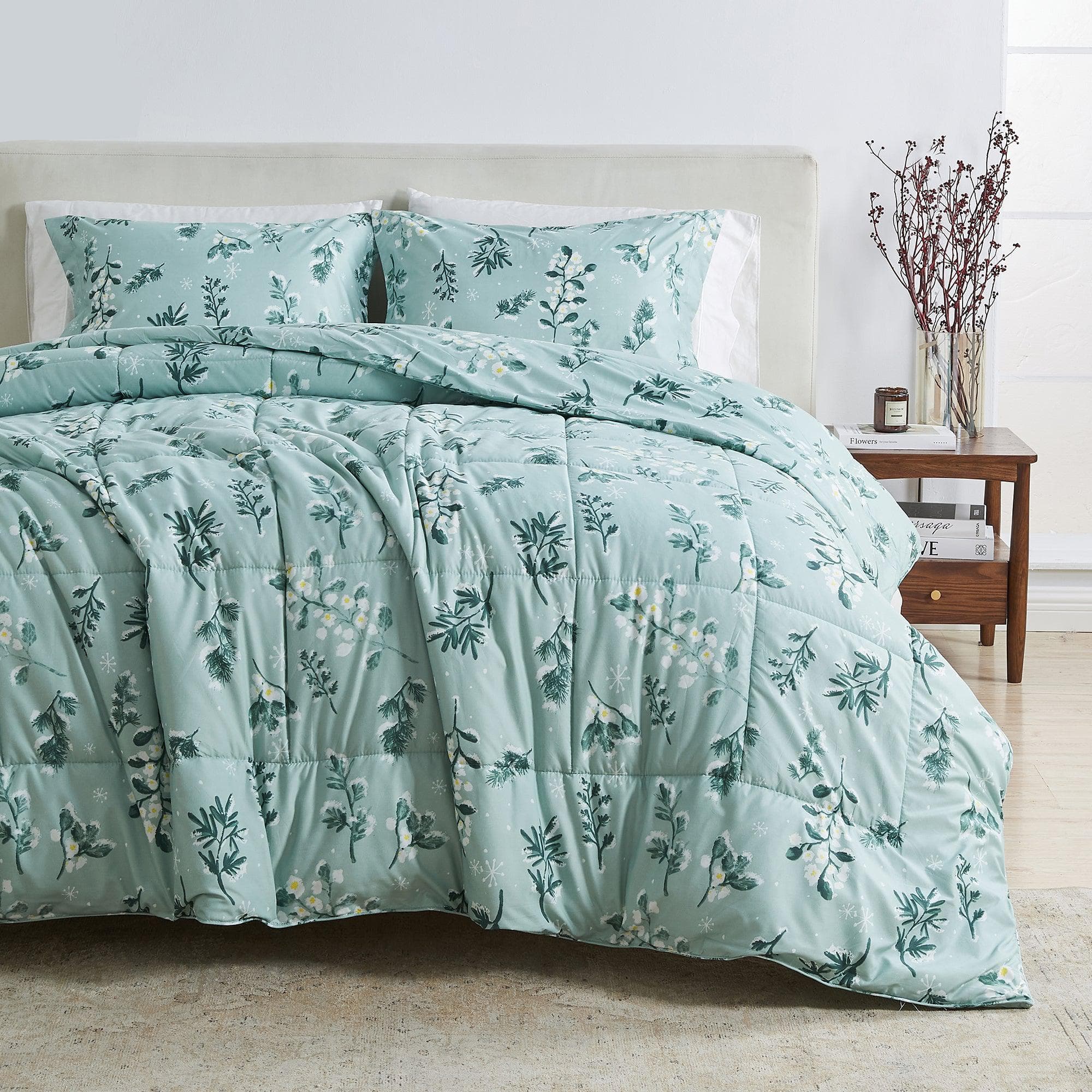 Reversible Christmas Comforter and Sham Set - Holiday / Lodge Odette Collection - Image 31
