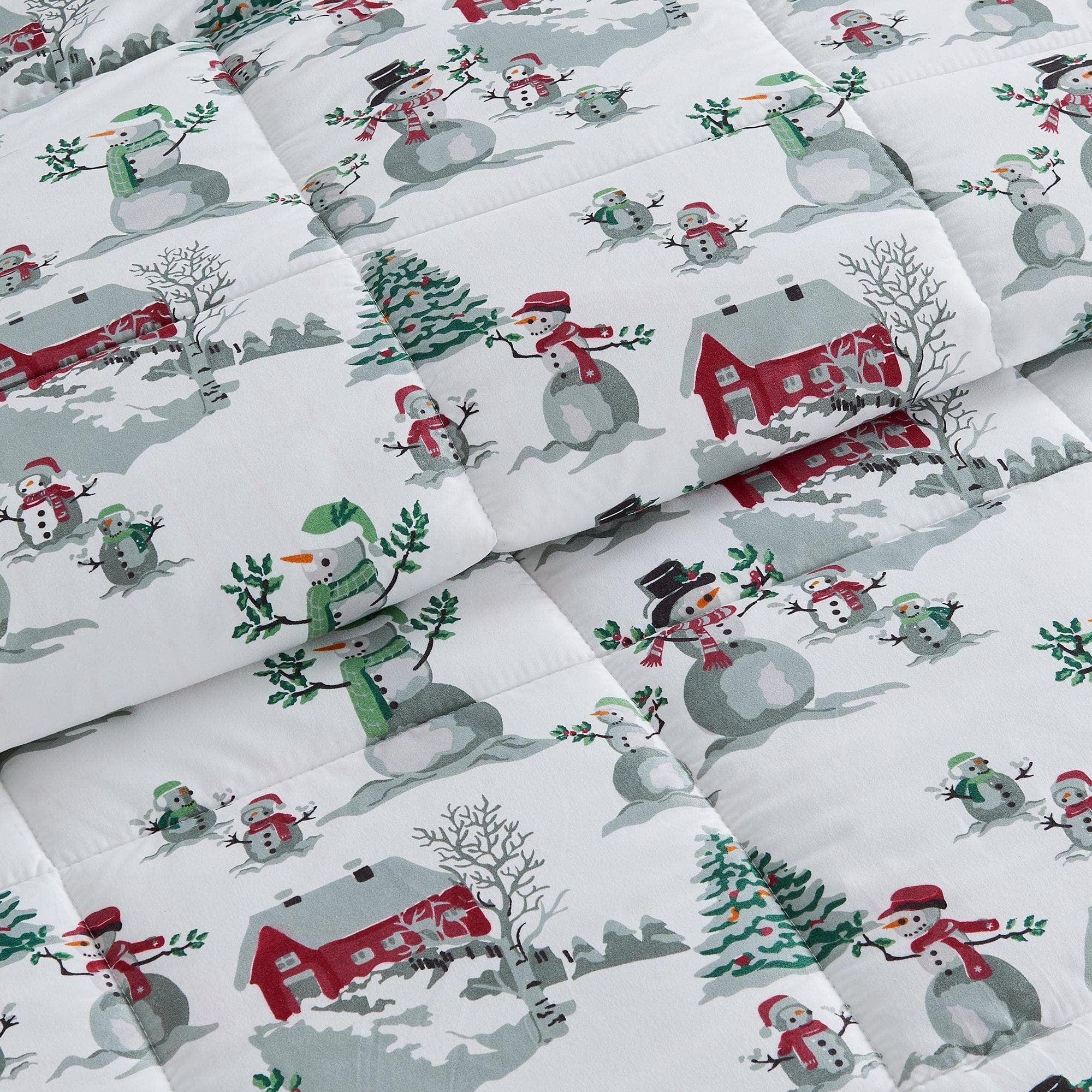 Reversible Christmas Comforter and Sham Set - Holiday / Lodge Odette Collection - Image 45