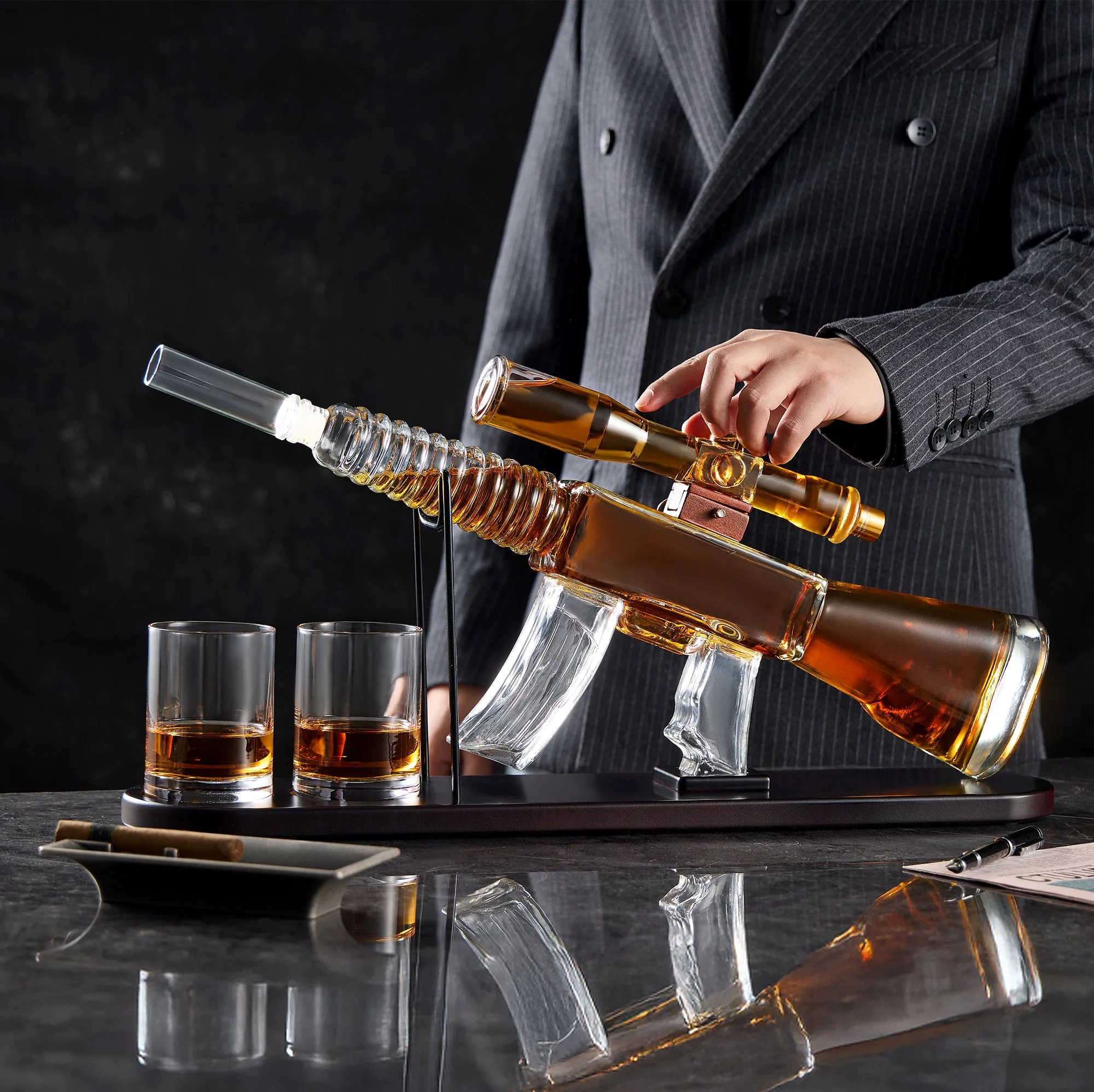 Rifle Whiskey Decanter Set - Image 7