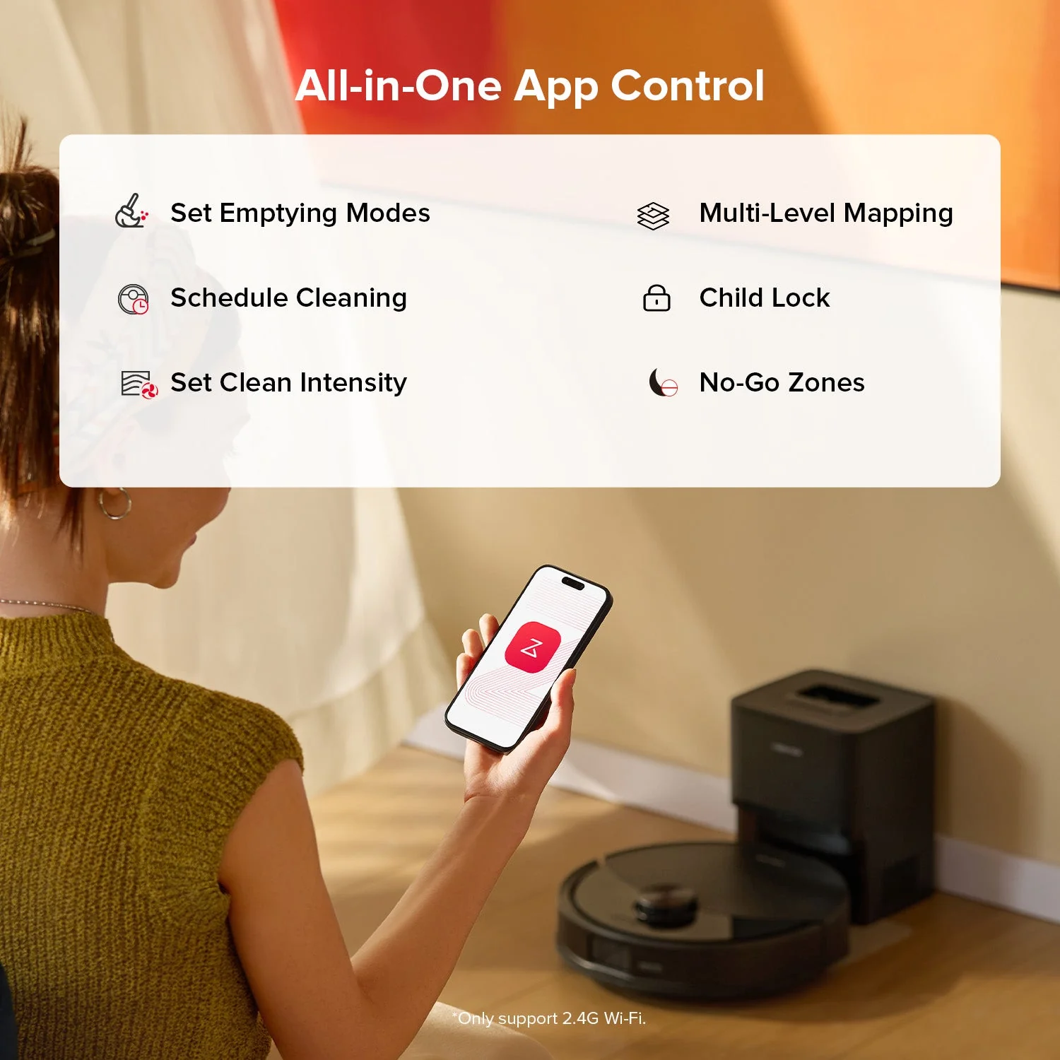 Roborock Q10 S5+ Robot Vacuum and Mop with Auto-Empty Dock - Image 9