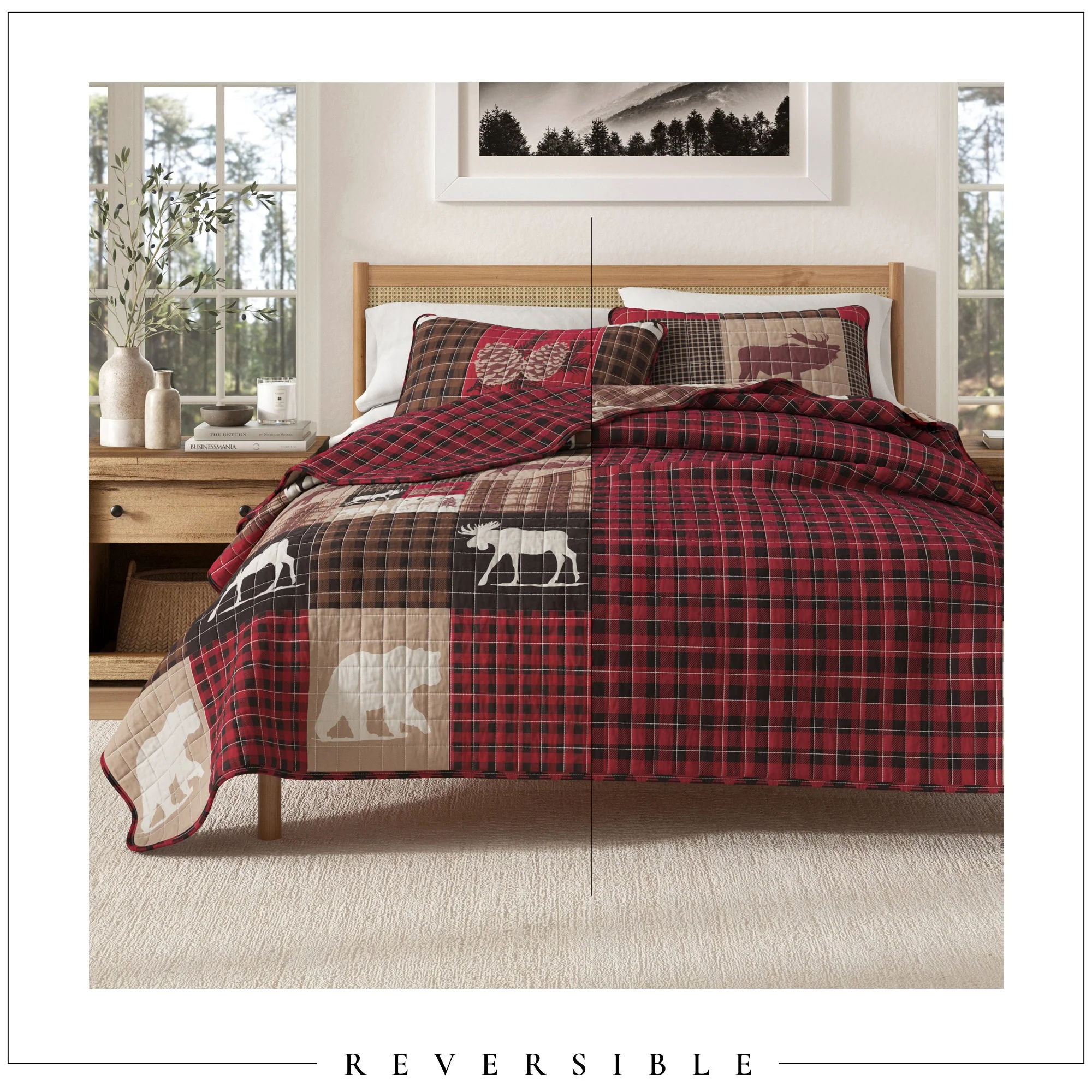 Rustic Landscape Quilt Set - Matthew Collection - Image 10