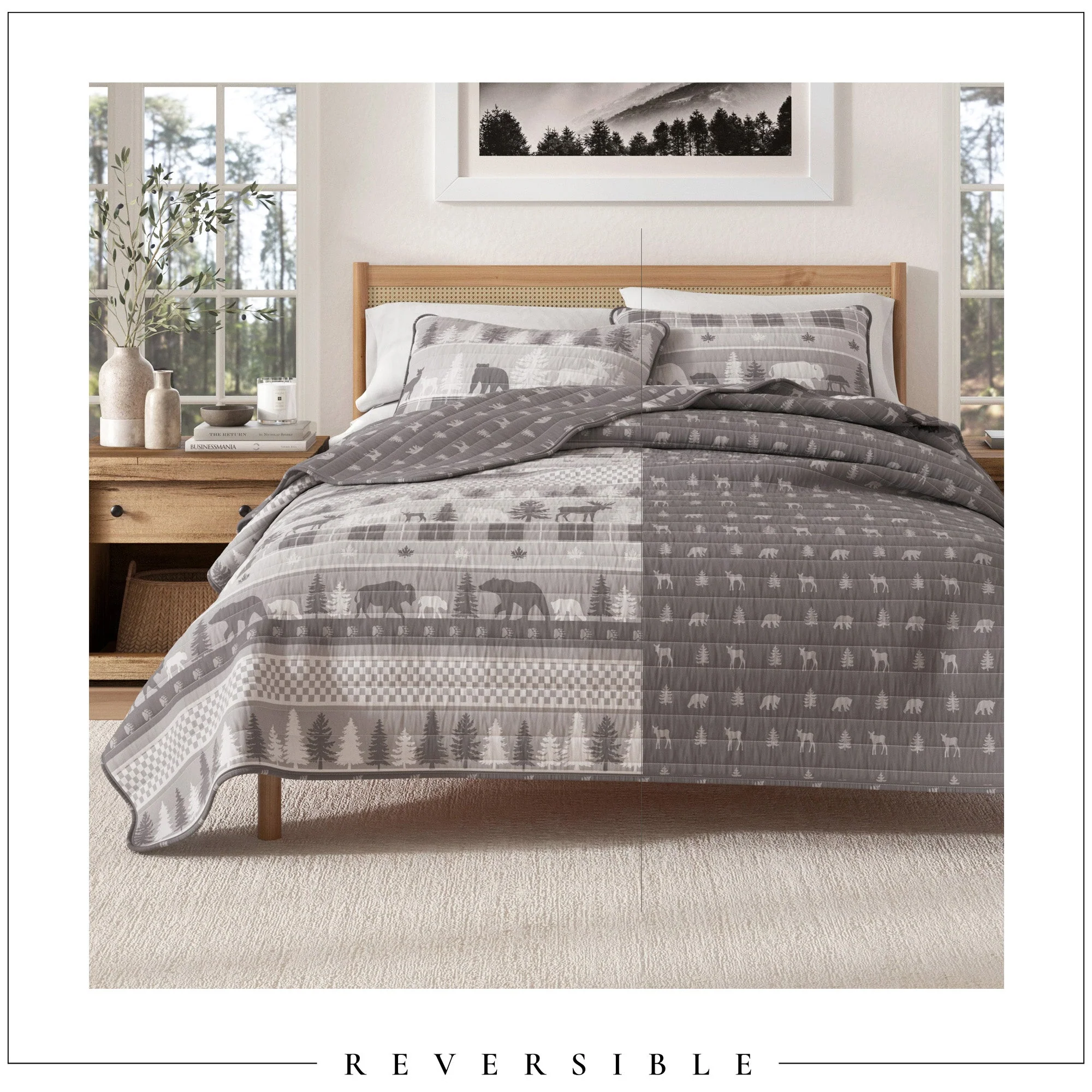 Rustic Landscape Quilt Set - Matthew Collection - Image 16