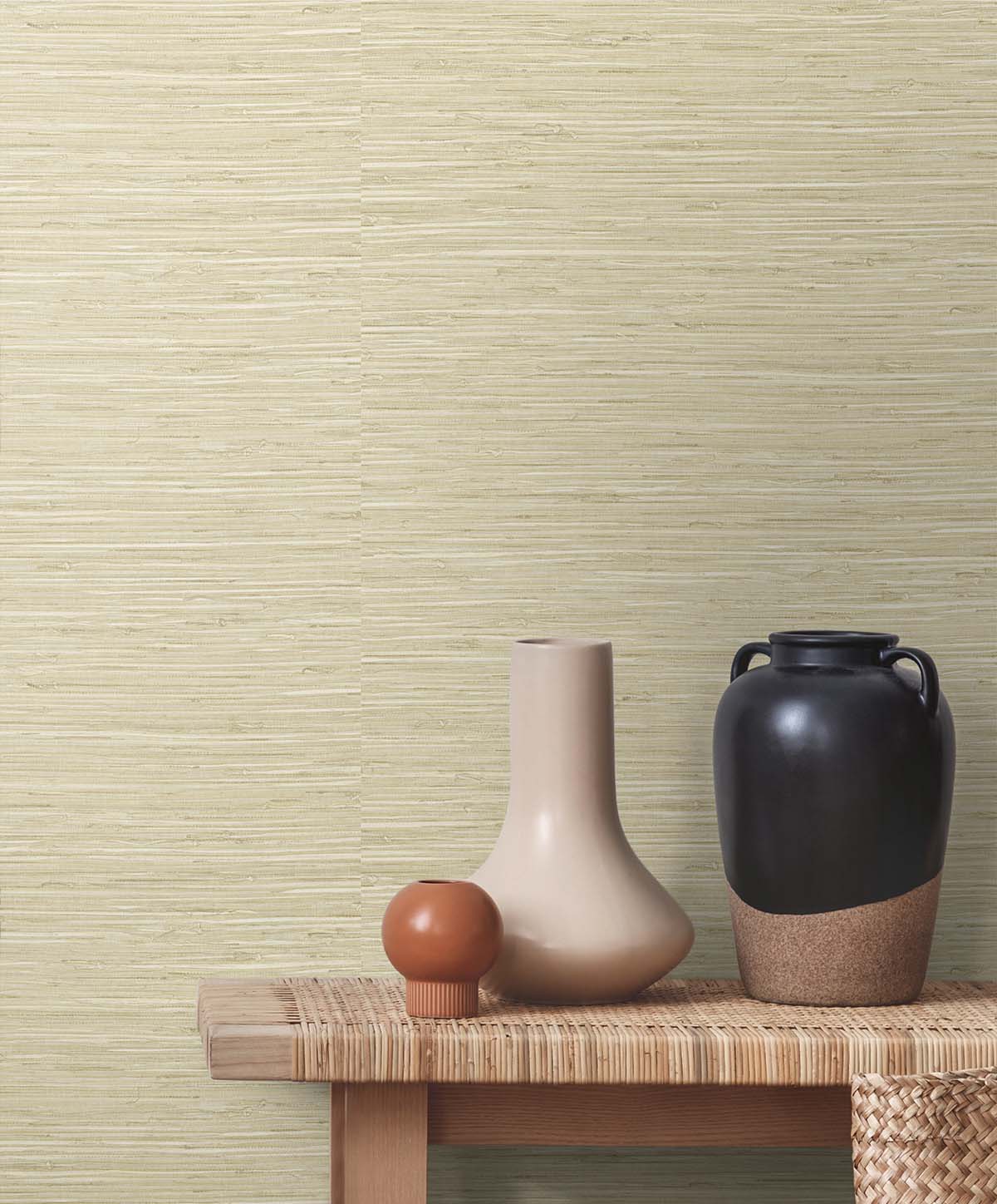 Saybrook Faux Rushcloth Peel and Stick Removable Wallpaper - Image 11