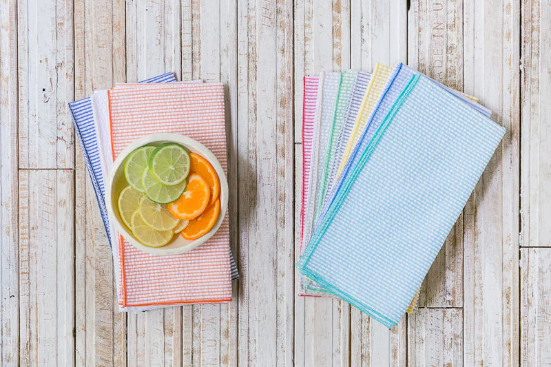 Seersucker Everyday Napkins, Set of 4 - Image 2