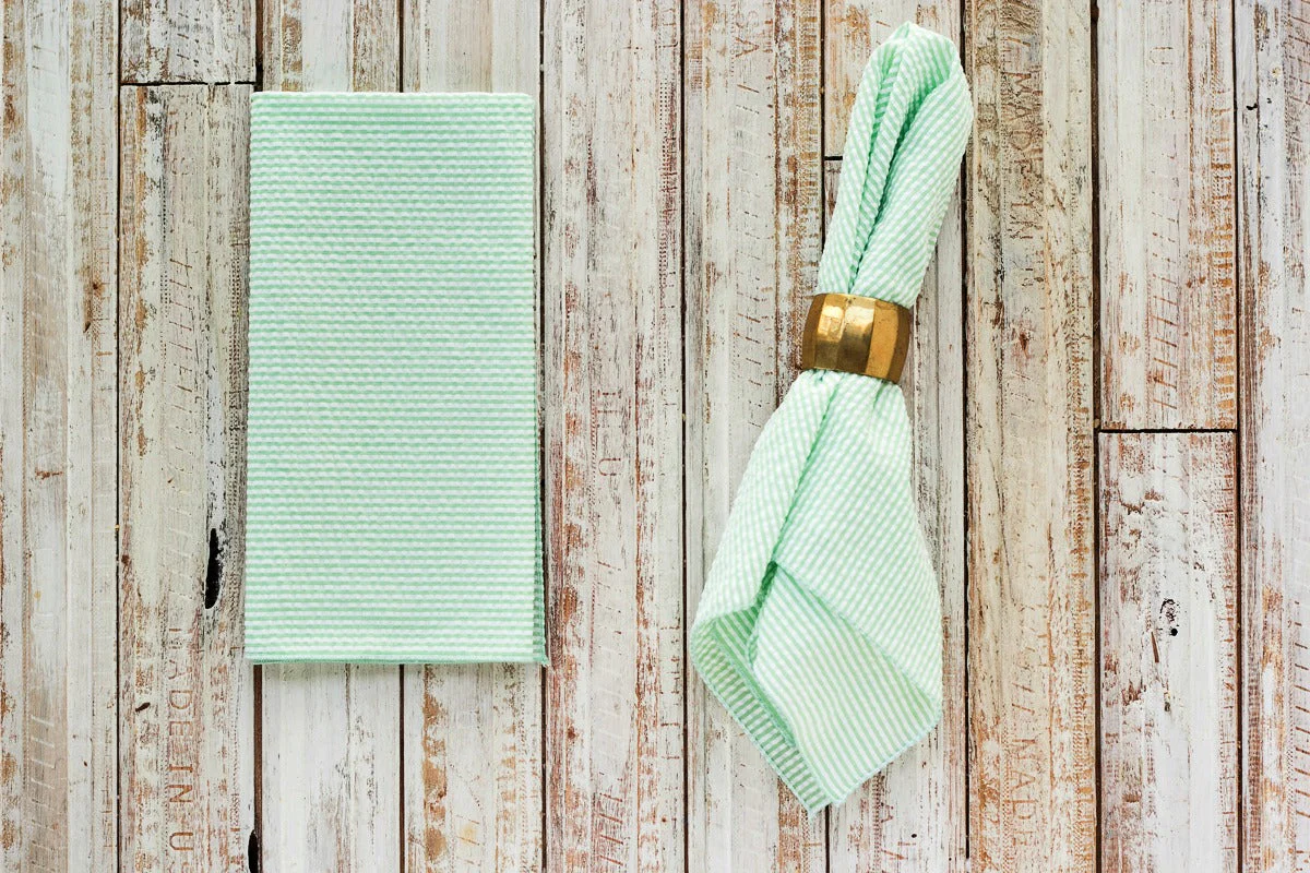Seersucker Everyday Napkins, Set of 4 - Image 4
