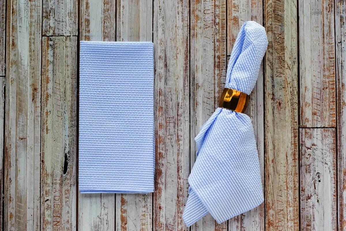 Seersucker Everyday Napkins, Set of 4 - Image 5