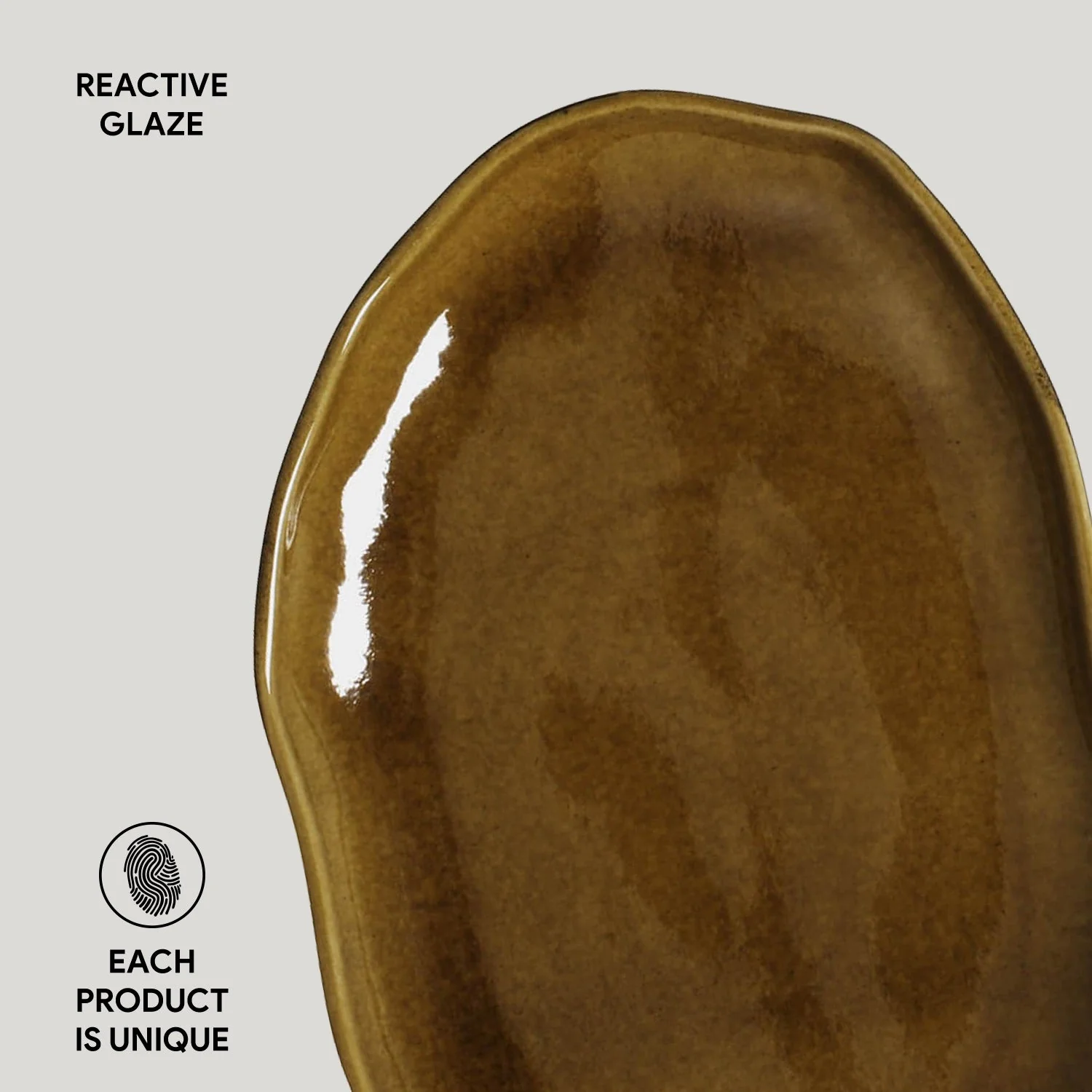 Shallow Bio Oval Platter Medium Set of 4 - Image 55
