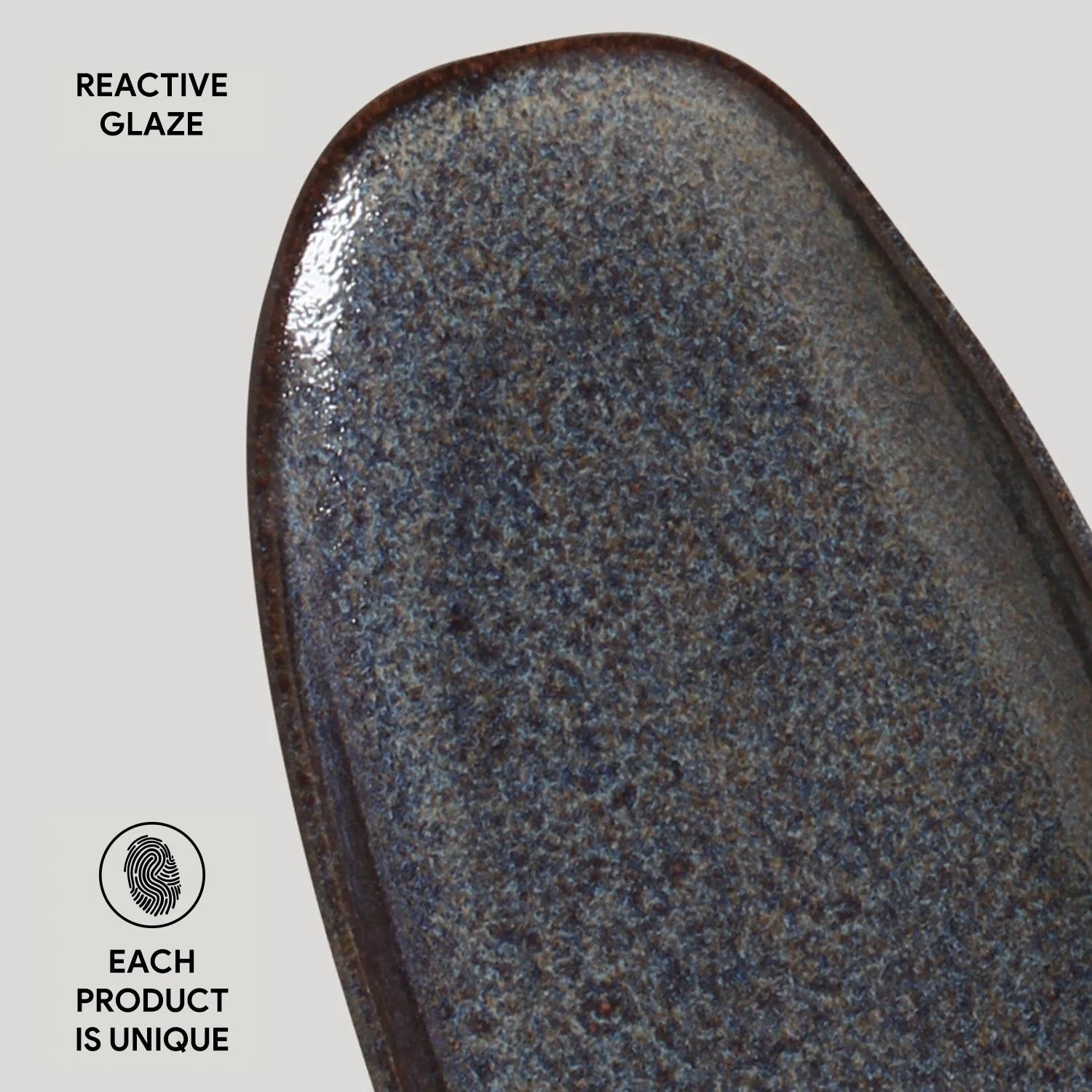 Shallow Organic Oval Platter Large Set of 4 - Image 45