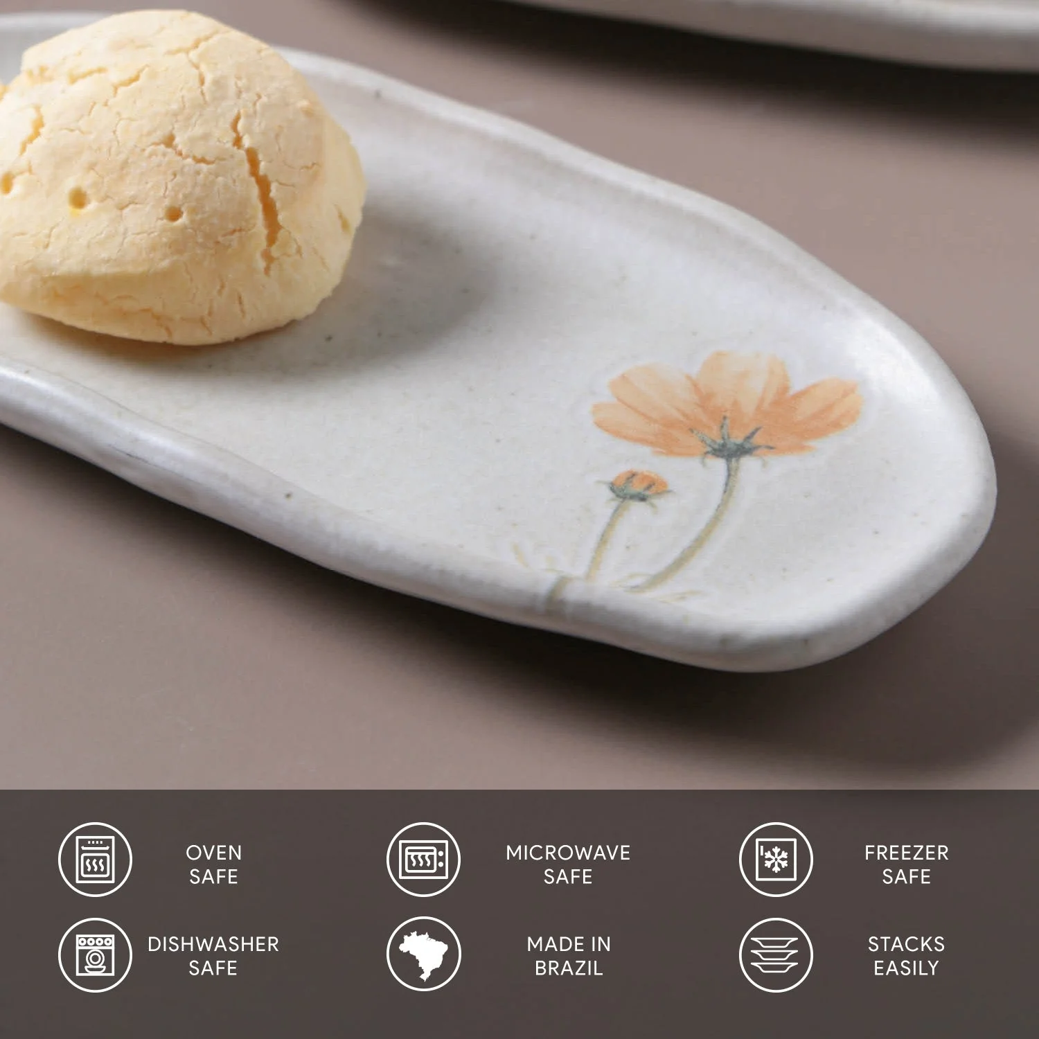 Shallow Organic Oval Platter Mini Set of 4 - Image 105