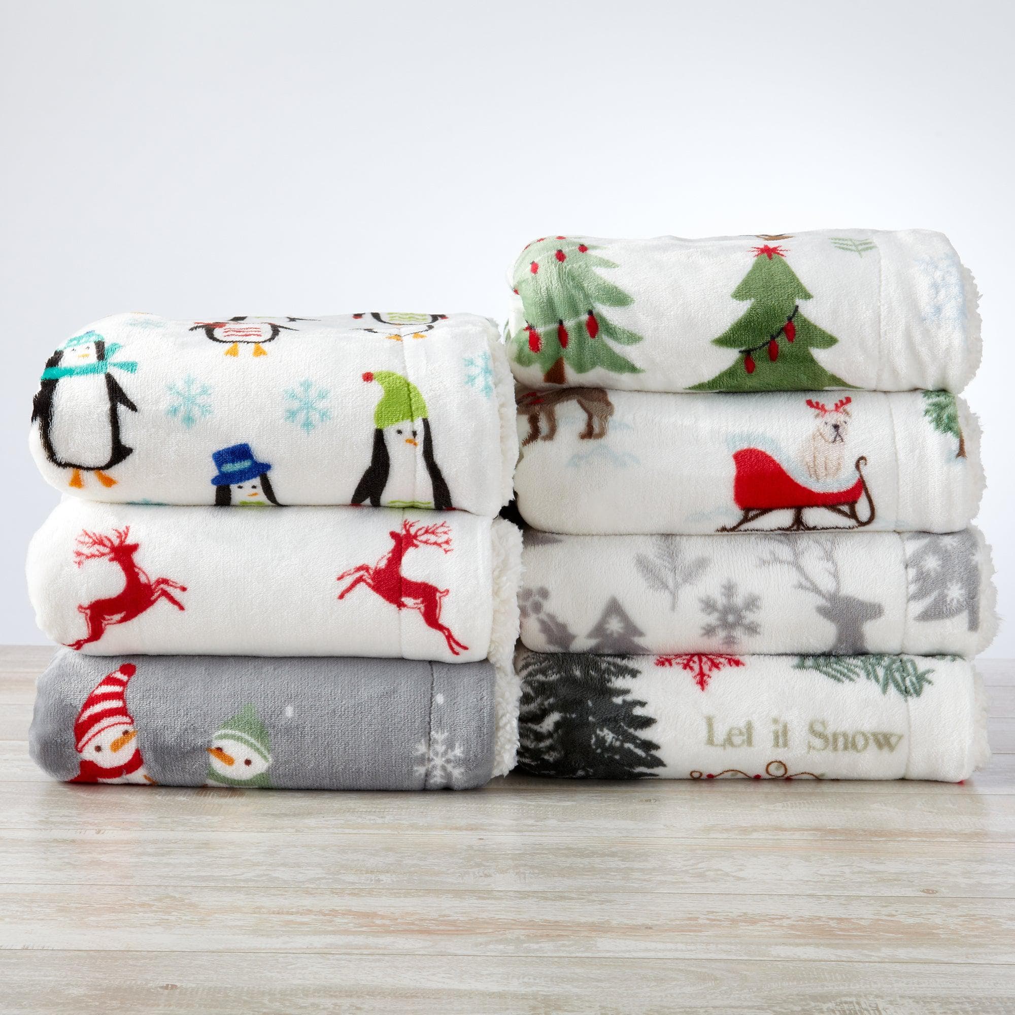 Sherpa Throw Blanket - Eve Collection - Image 24