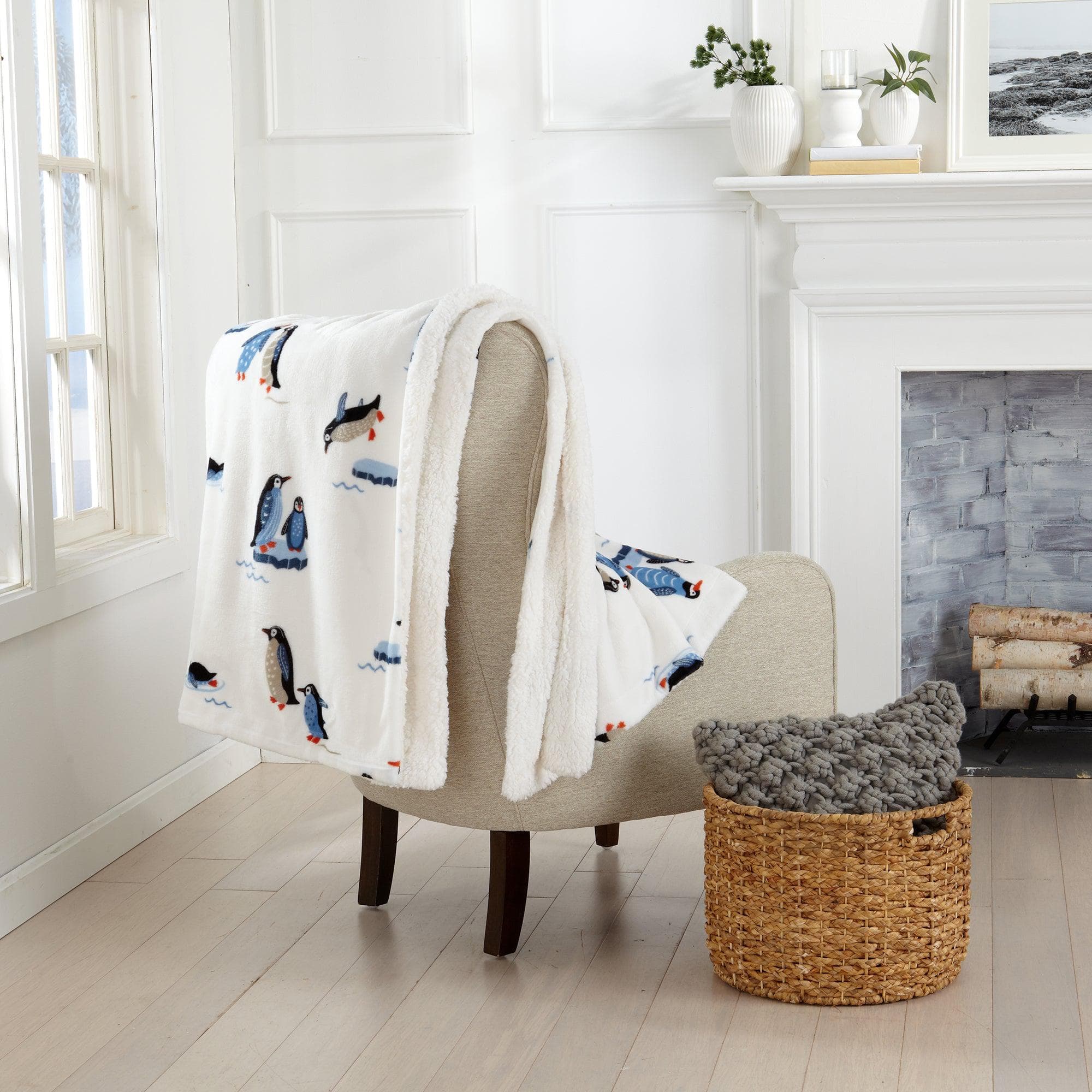 Sherpa Throw Blanket - Hudson Collection - Image 11