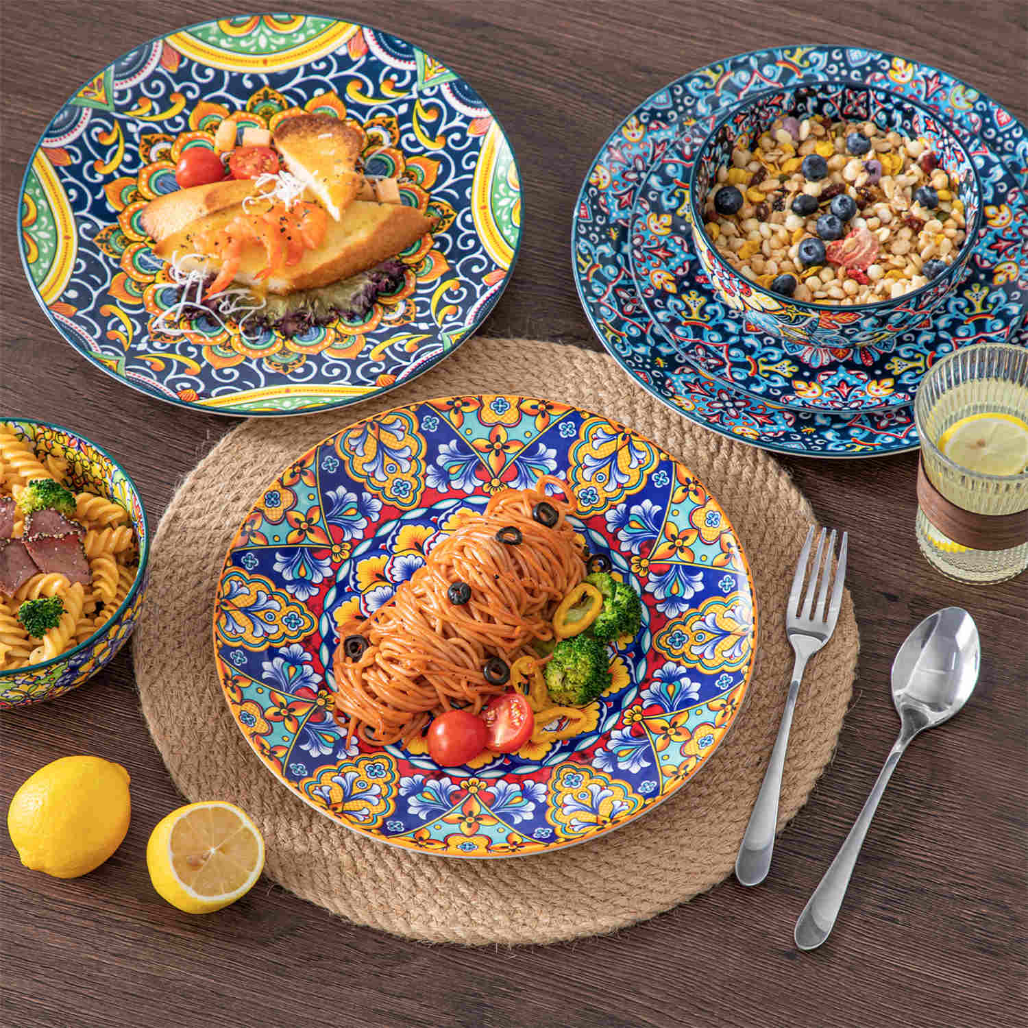Simi 12 Piece Dinnerware Set