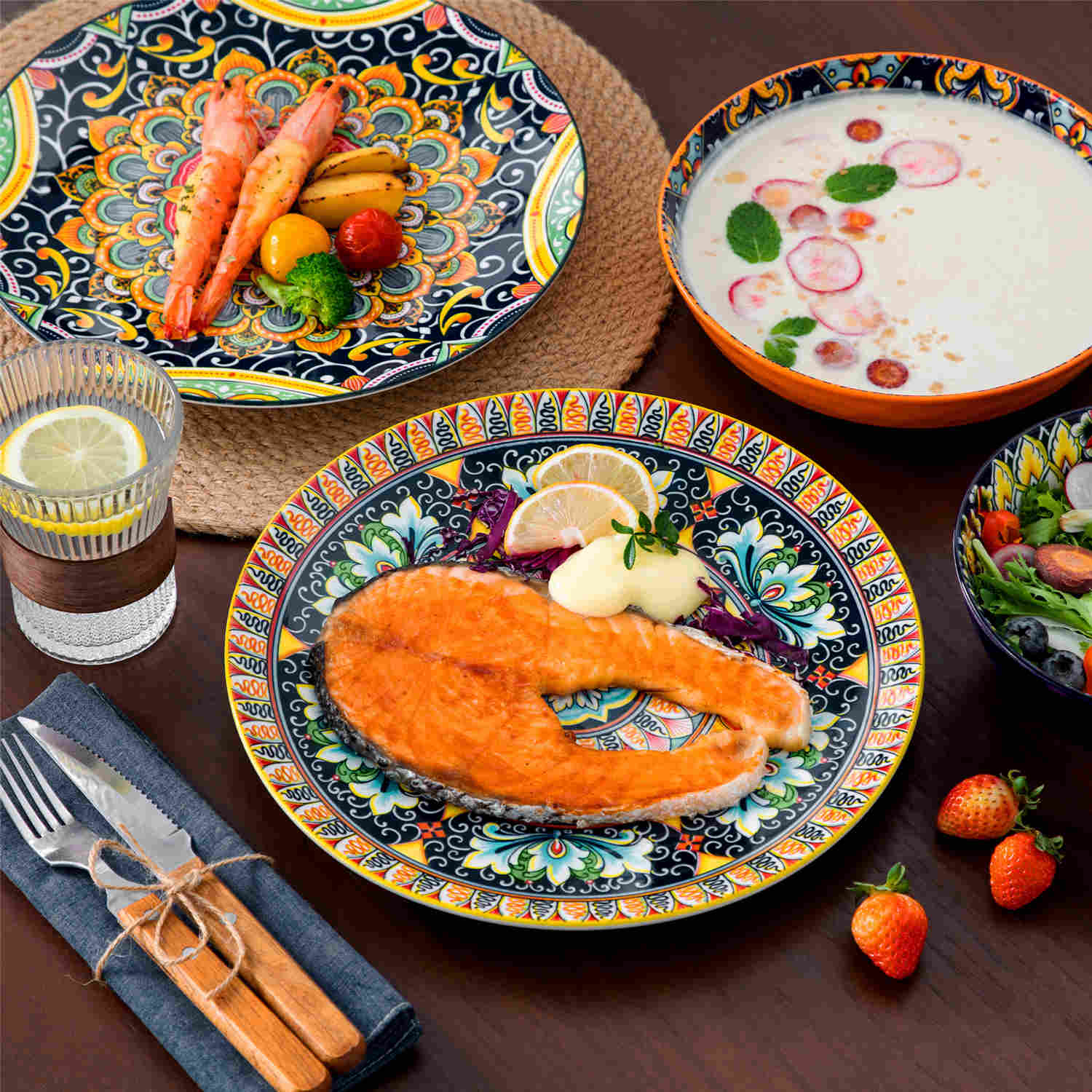 Simi 18 Piece Dinnerware Set - Image 16