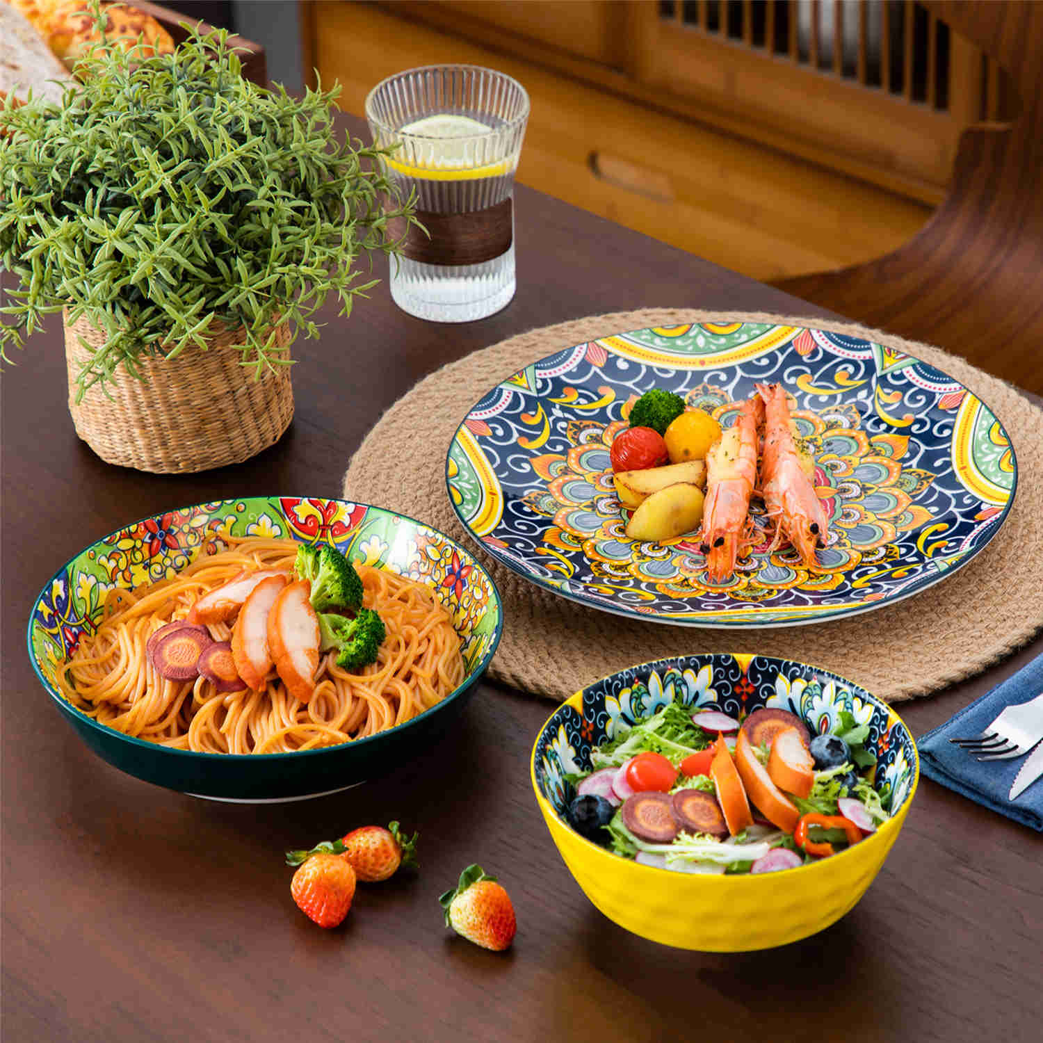 Simi 18 Piece Dinnerware Set - Image 18