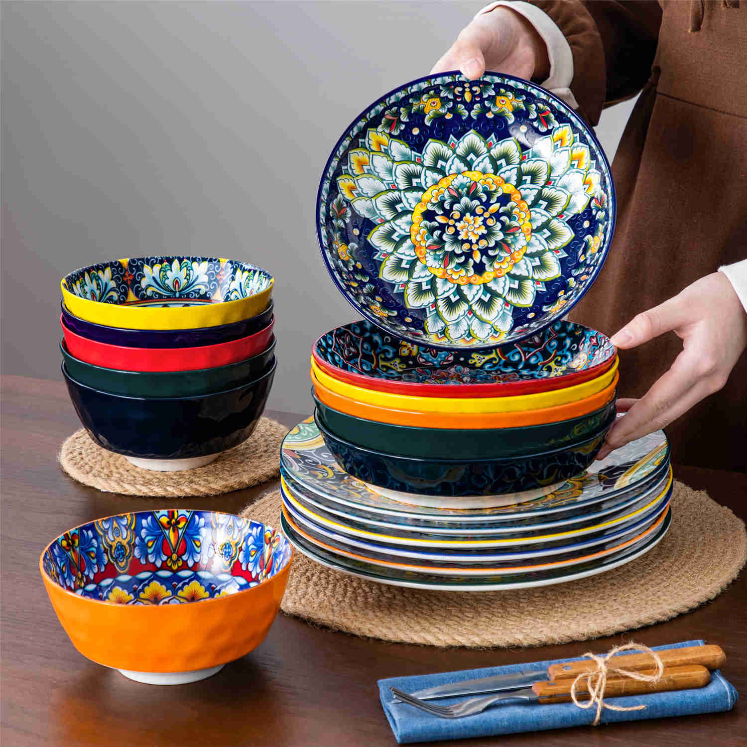 Simi 18 Piece Dinnerware Set - Image 25