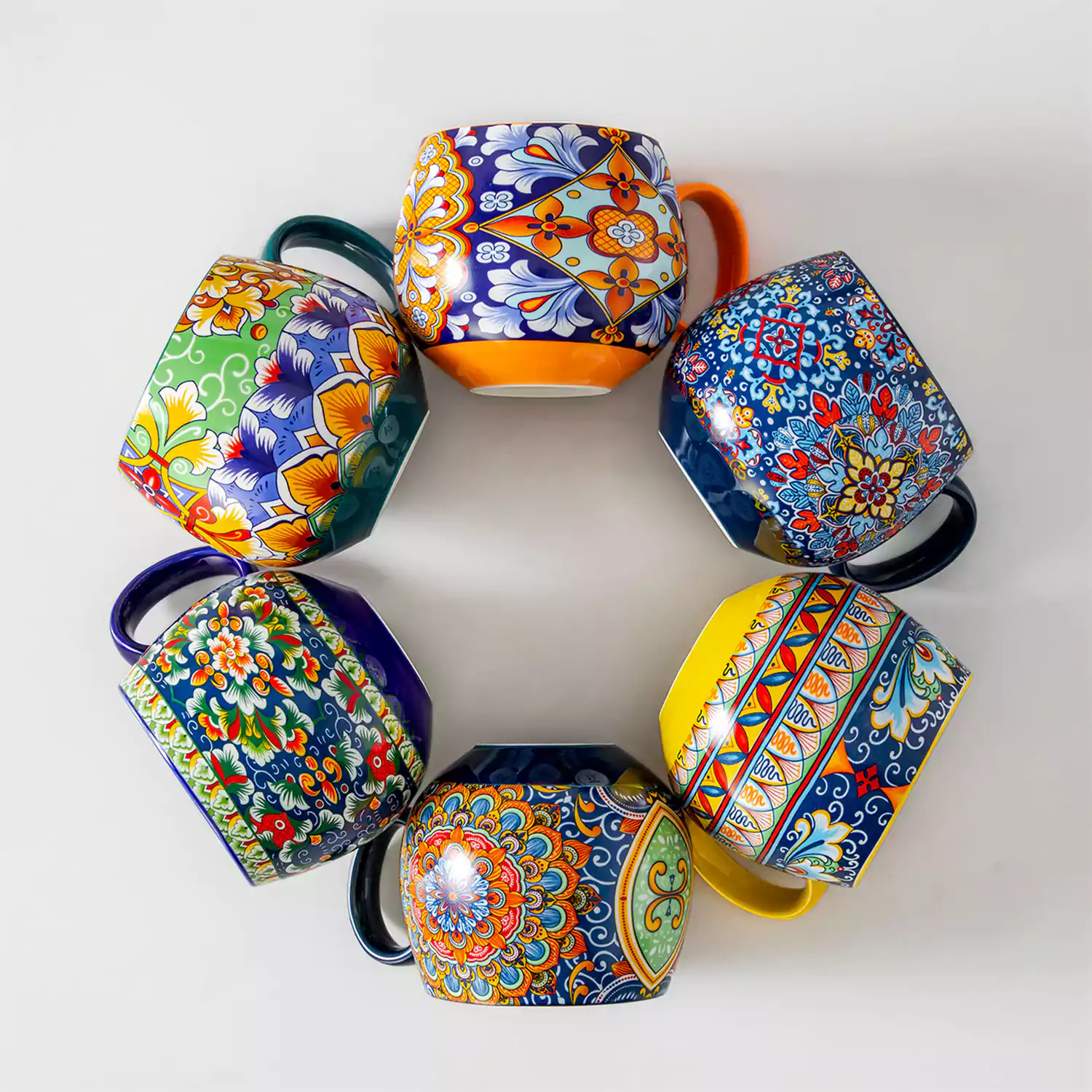Simi Deep Round Mugs Set of 6 - Image 5