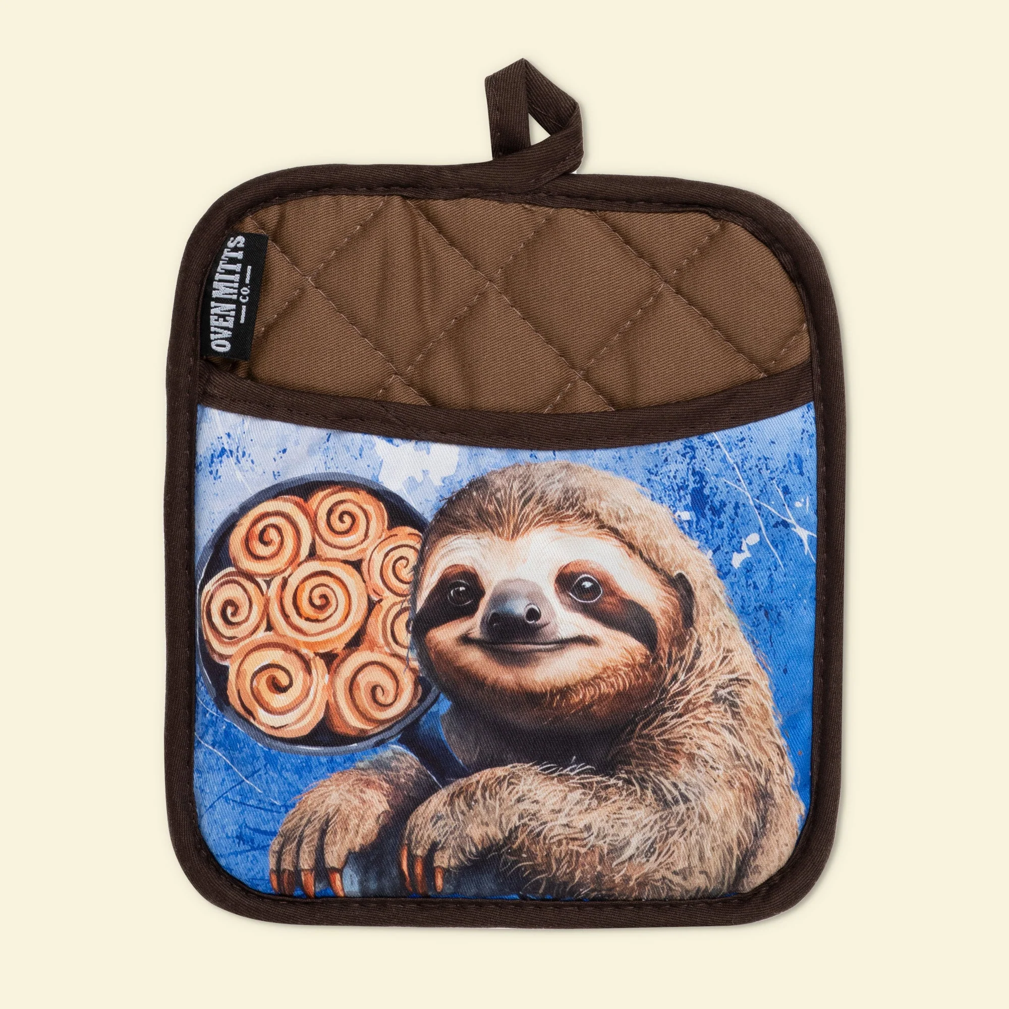 Sloth Just A Few More Minutes Oven Mitts And Potholder Set - Image 4