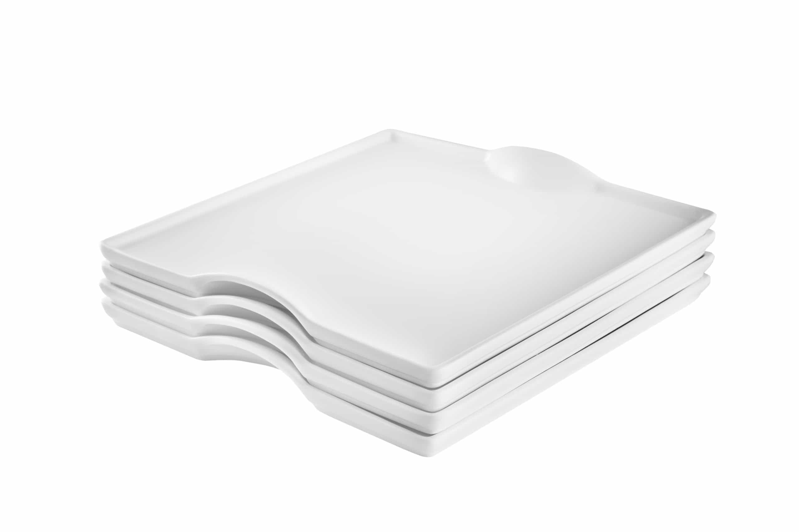 Square Porcelain Dinnerware Set - Image 13