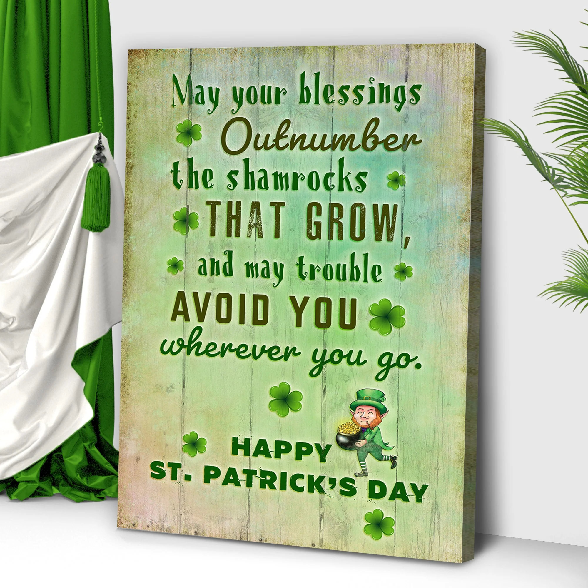 St. Patrick's Day Blessings Sign - Image 3