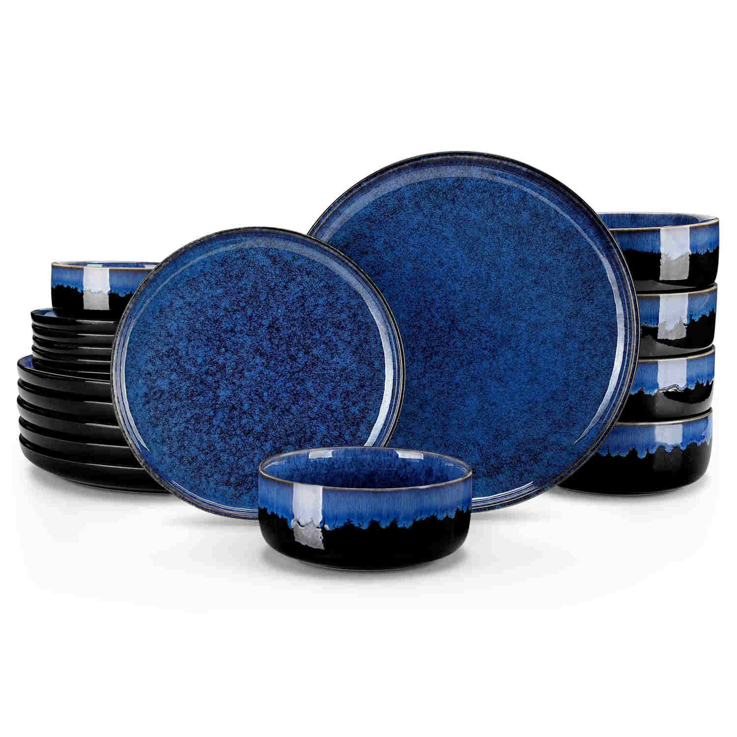 Starry Lipped-Edge 18 Piece Dinnerware Set - Image 2