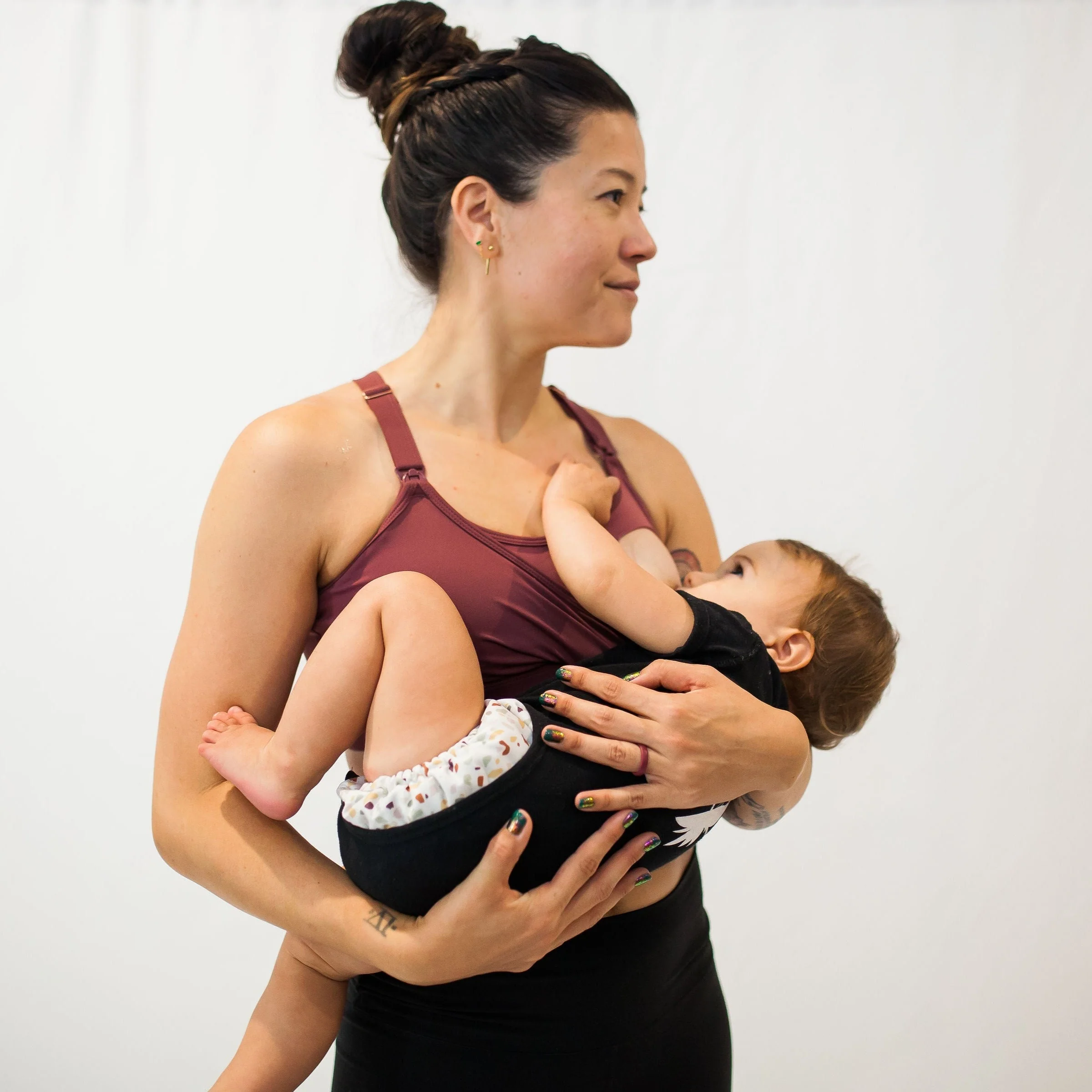 Strappy Back 2.0 Nursing Sports Bra - Image 16